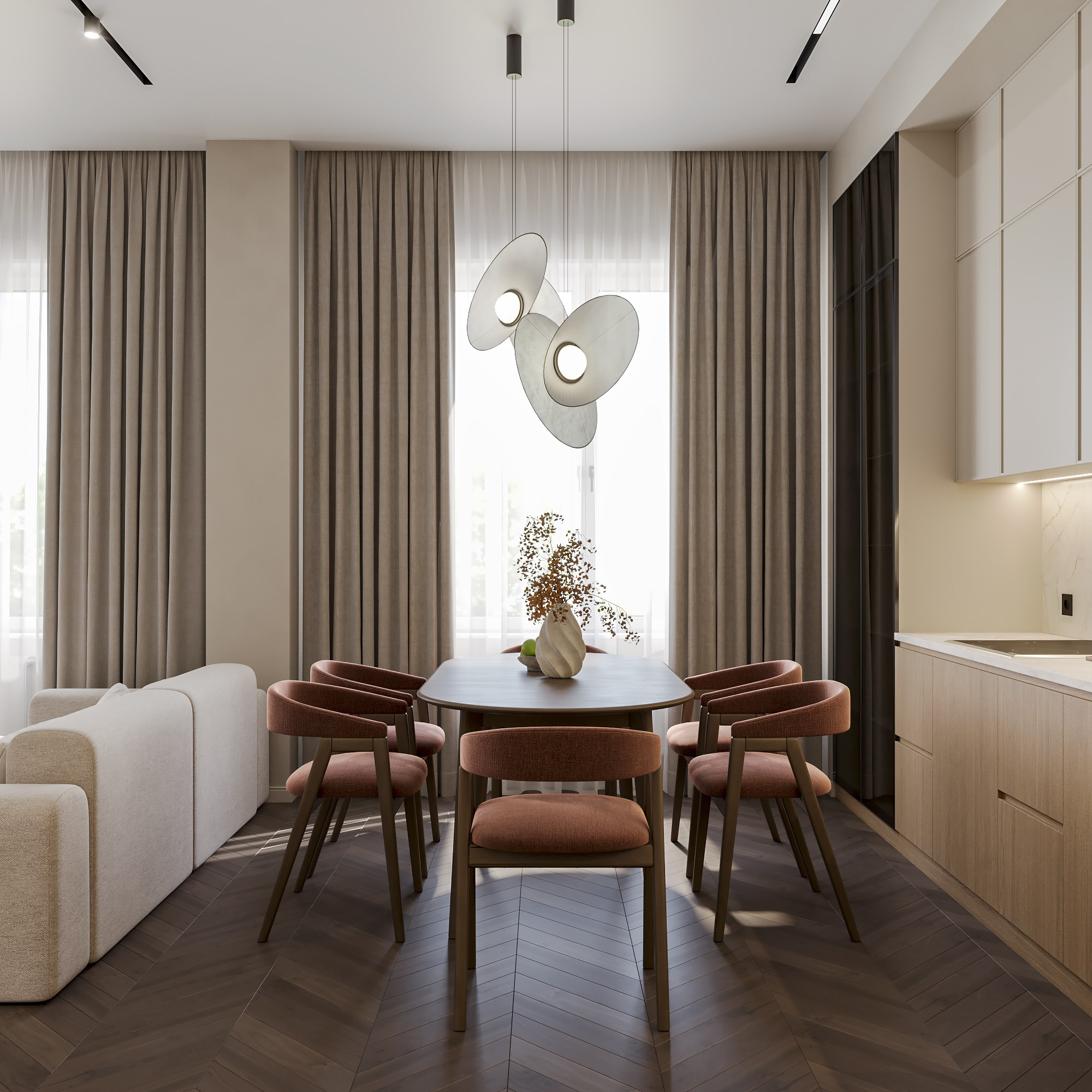 Пентхаус 170 м². Студия дизайна