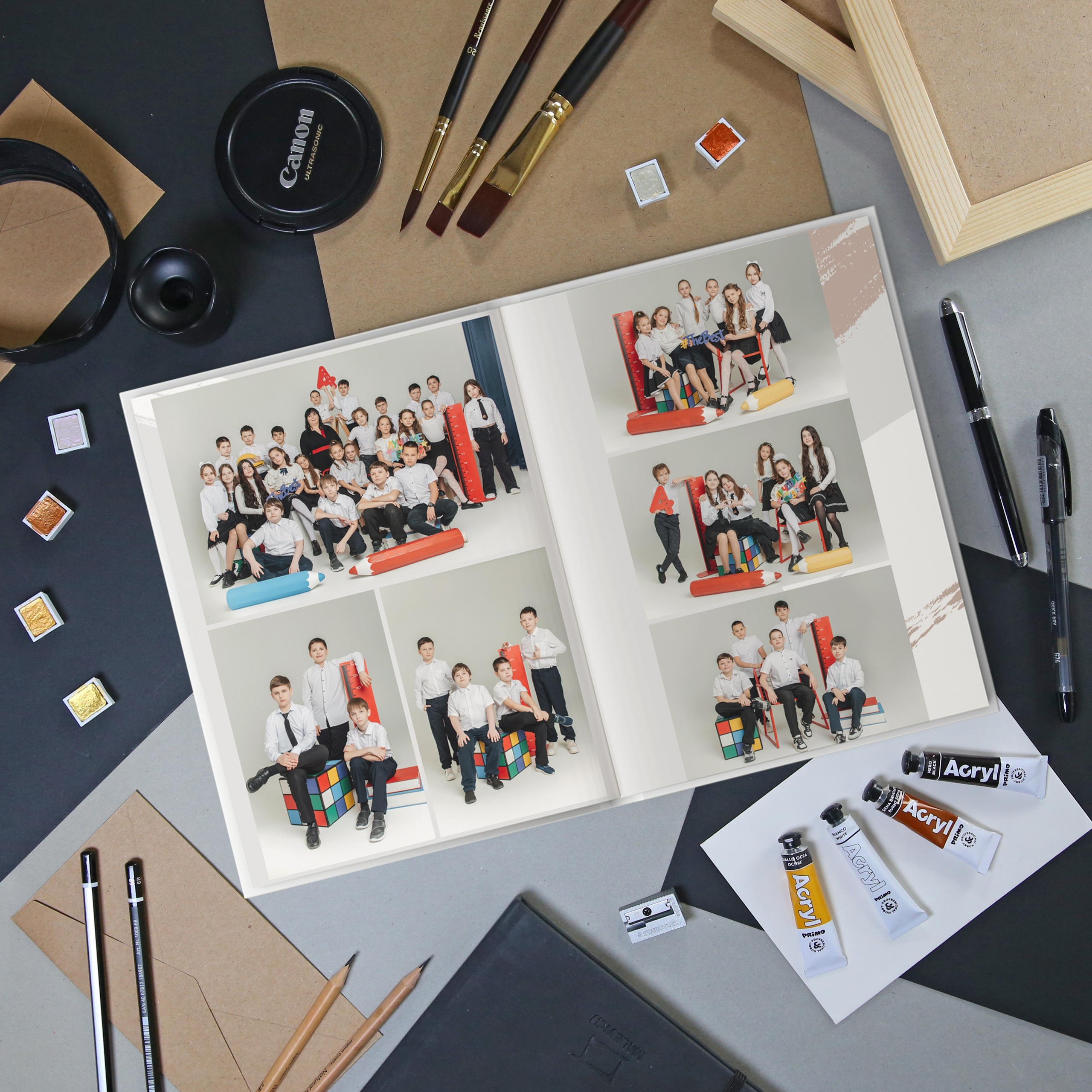 Серый. Дизайнер fotokniga_ast