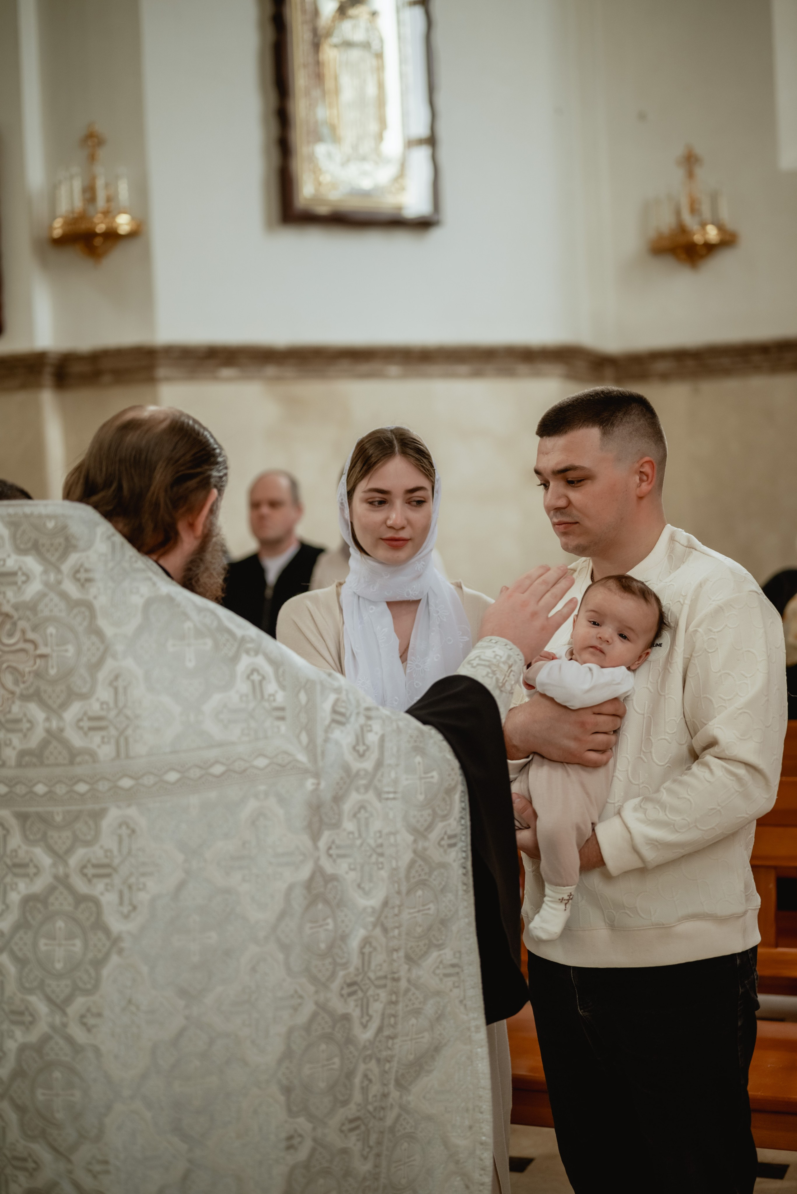 Крещение в Донецке. Юлия Басня семейный и свадебный фотограф в Донецке