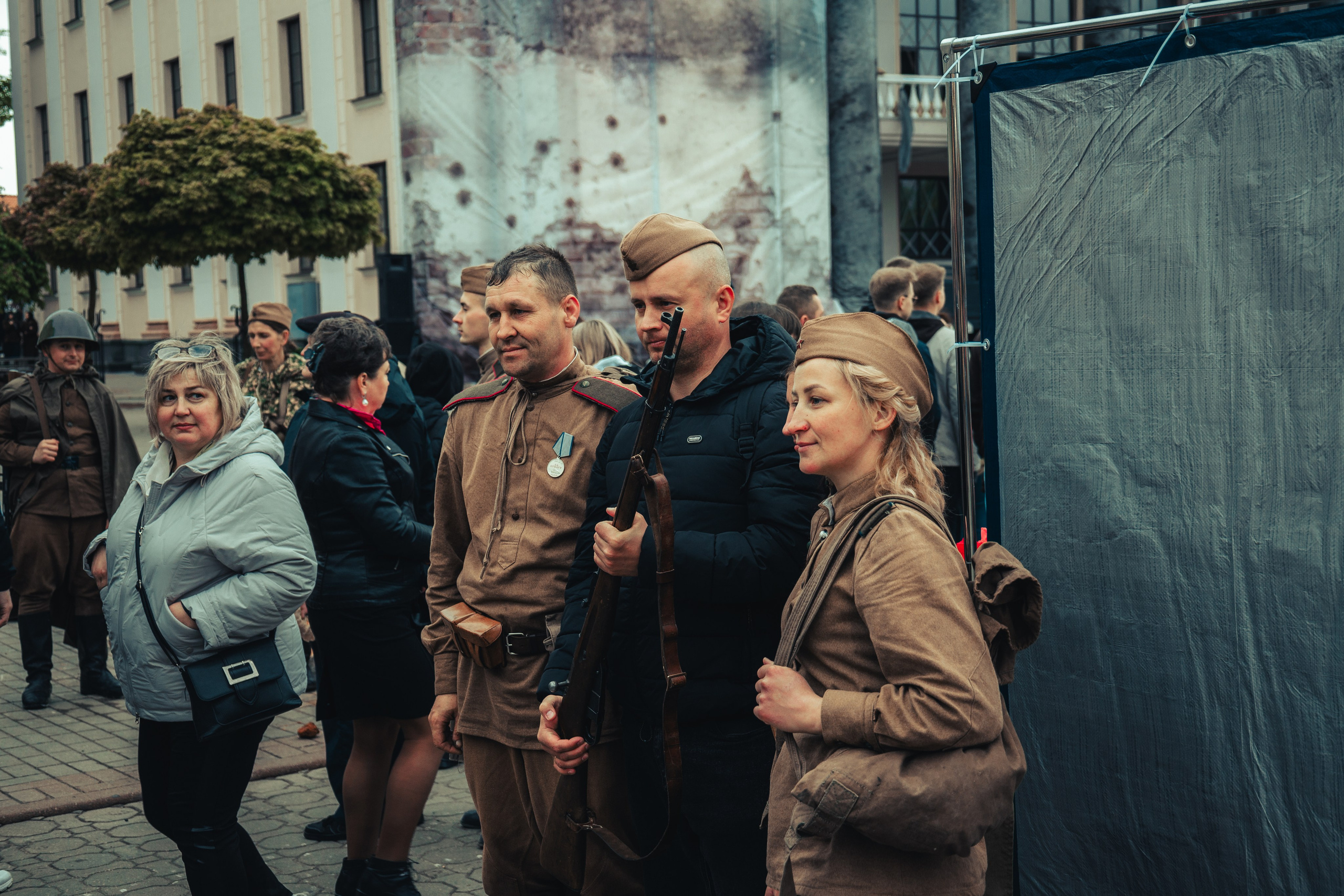 Реконструкция взятия рейхстага. Photographer Vladislav Voronovich