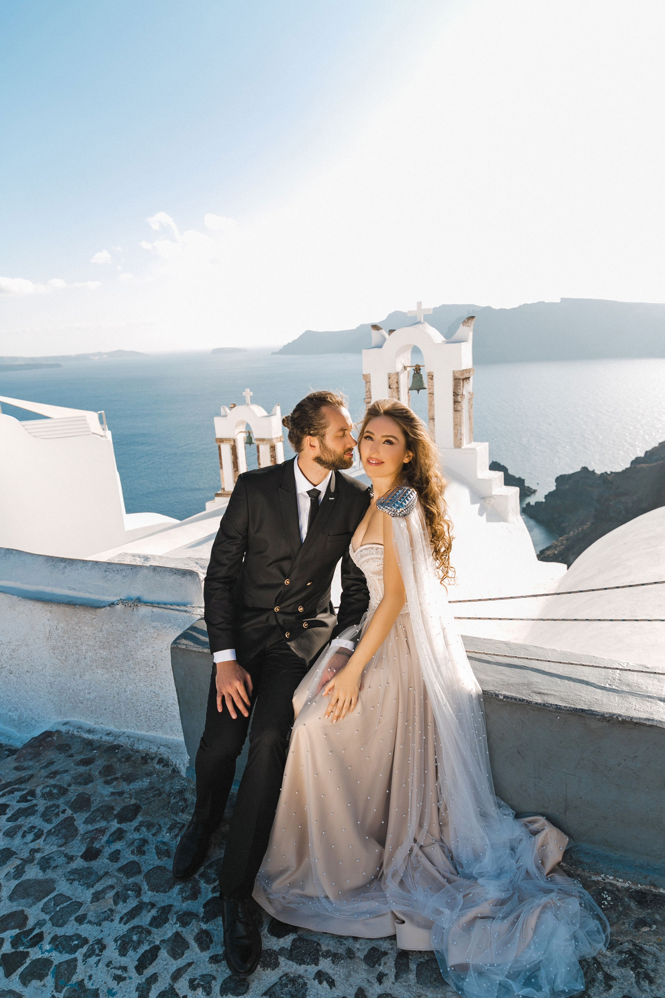 Свадьба на Санторини. Фотограф и видеограф Анна Домашенко