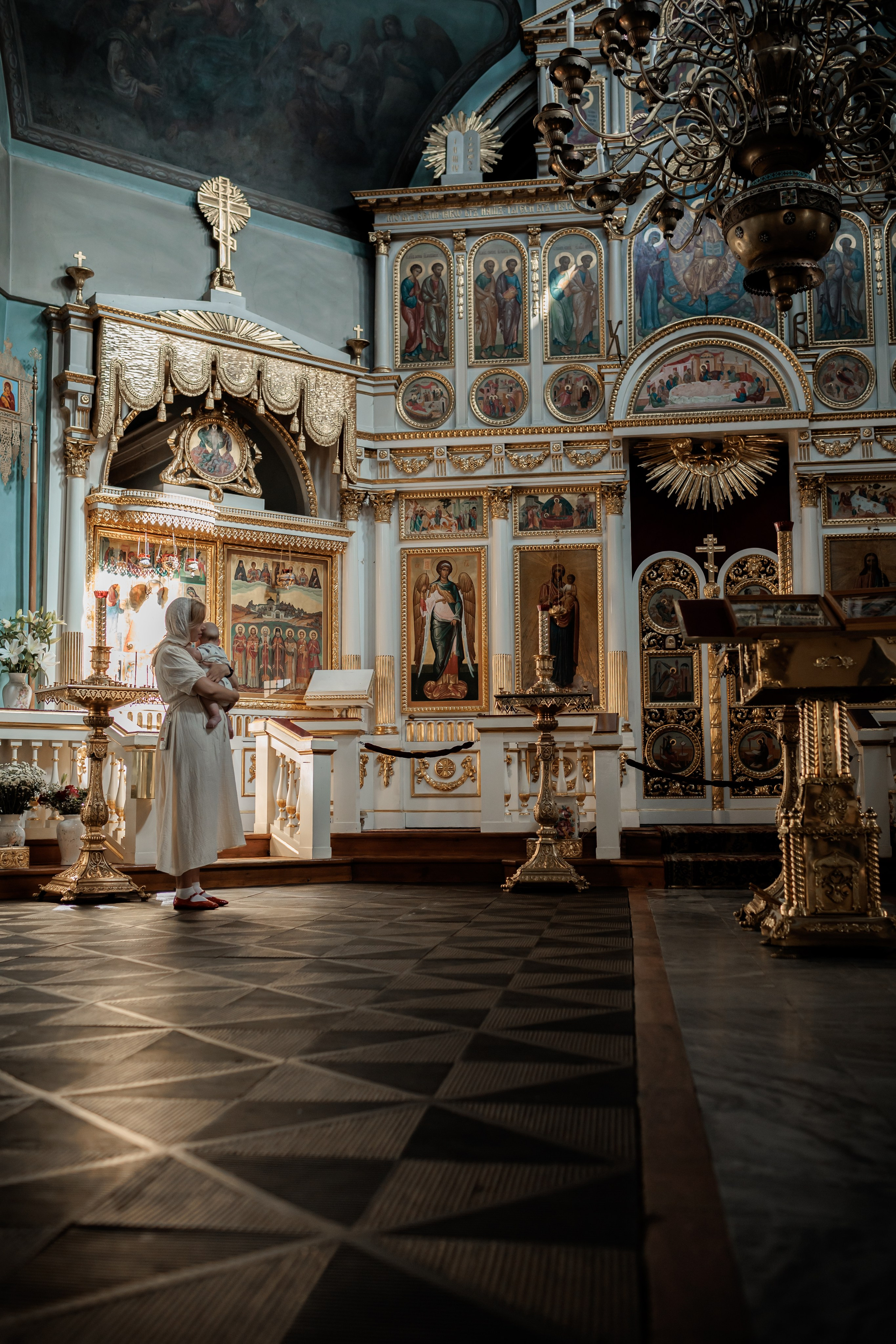 Крещение в Храме Успения Пресвятой Богородицы в Косино. Профессиональный фотограф в Москве и Мо Мария Шантарёва