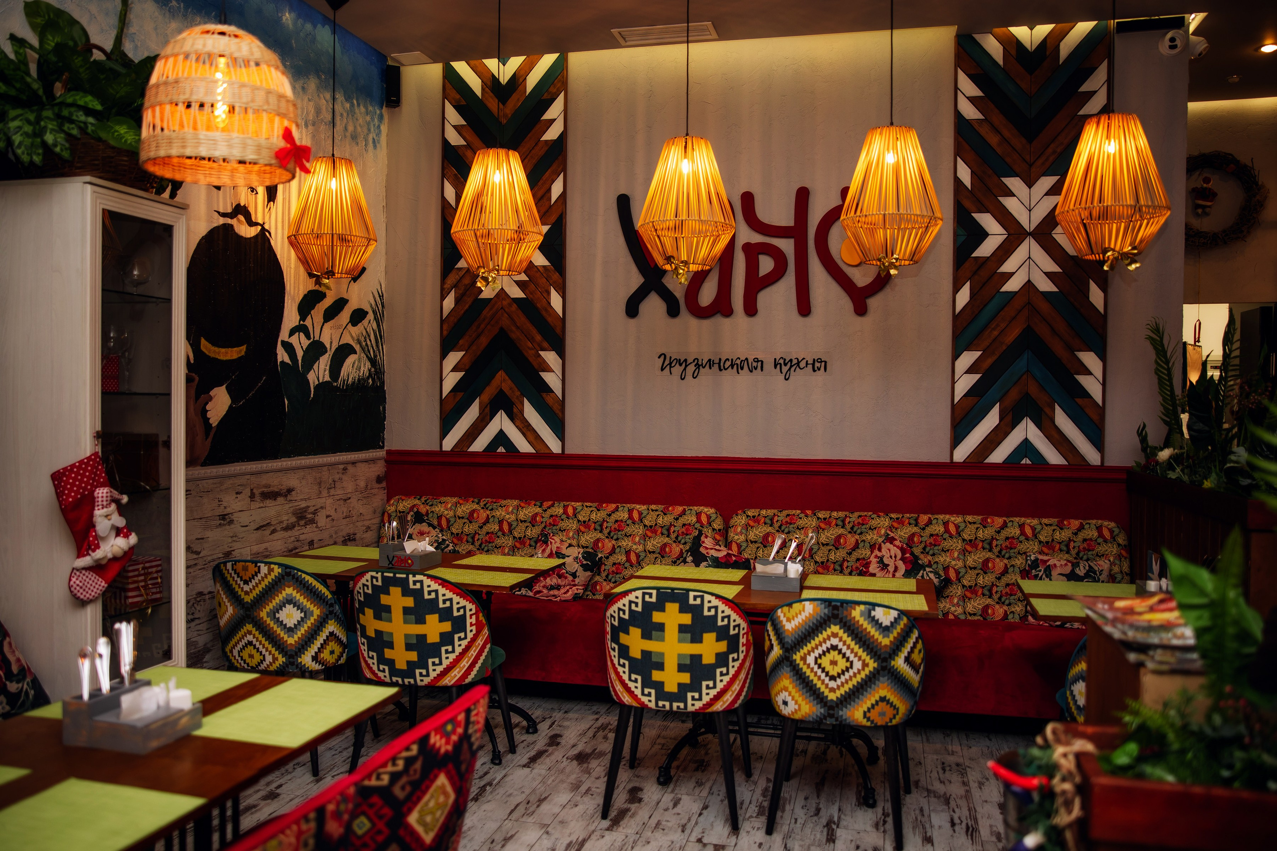 Интерьерная фотосессия ресторана "Харчо"