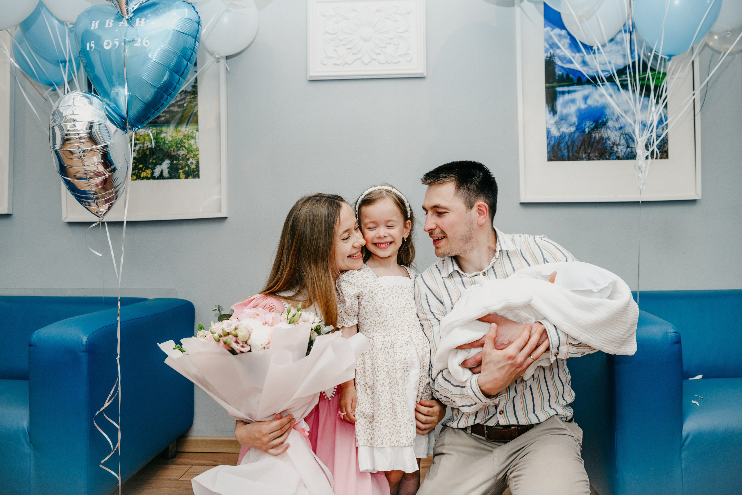 Выписка Ивана. Фотограф на выписку из роддома в Москве и МО