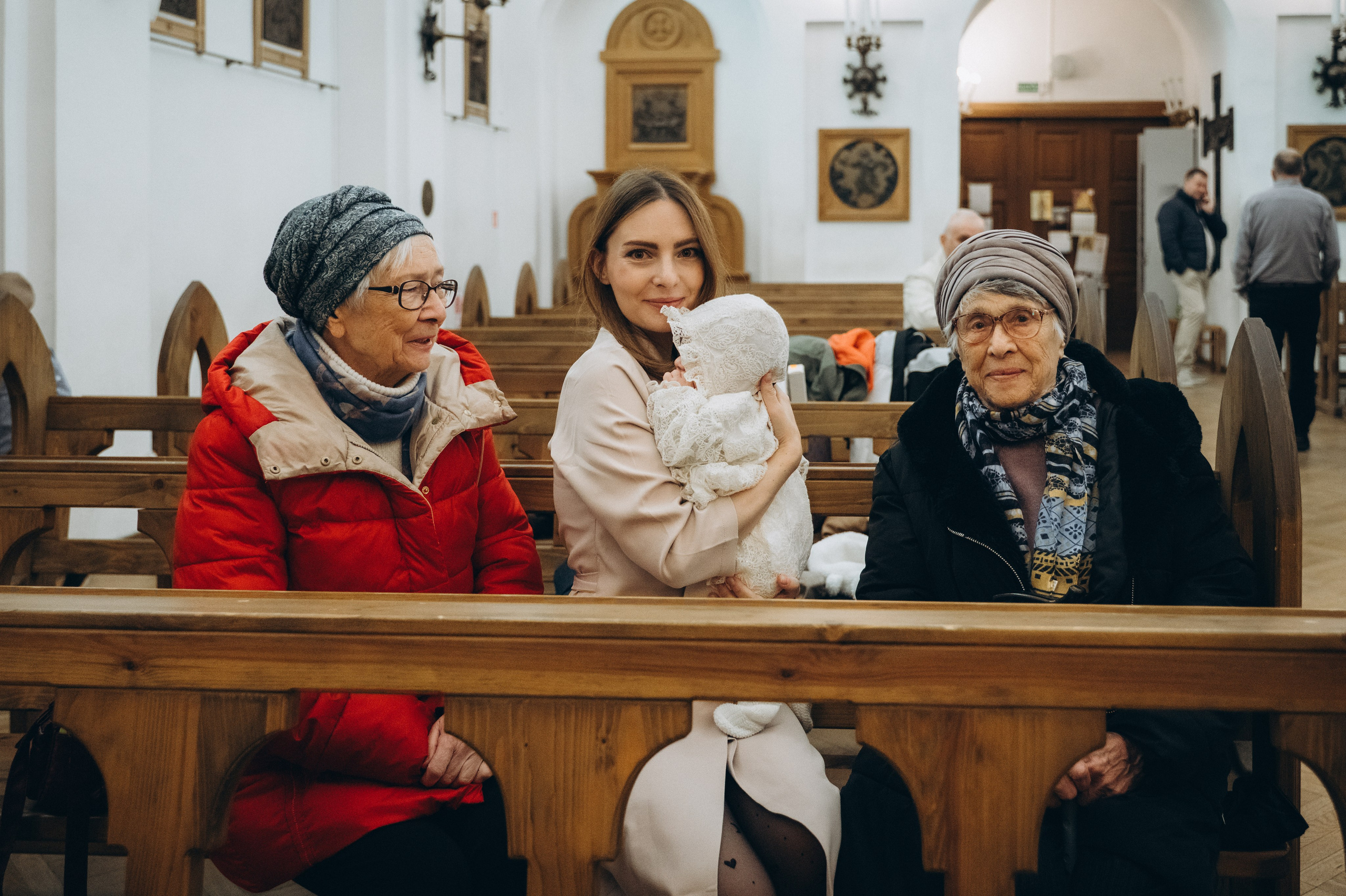 Крещение Эмили (Золотогорский костёл Пресвятой Троицы). Семейный фотограф в Минске Дарья Дреко