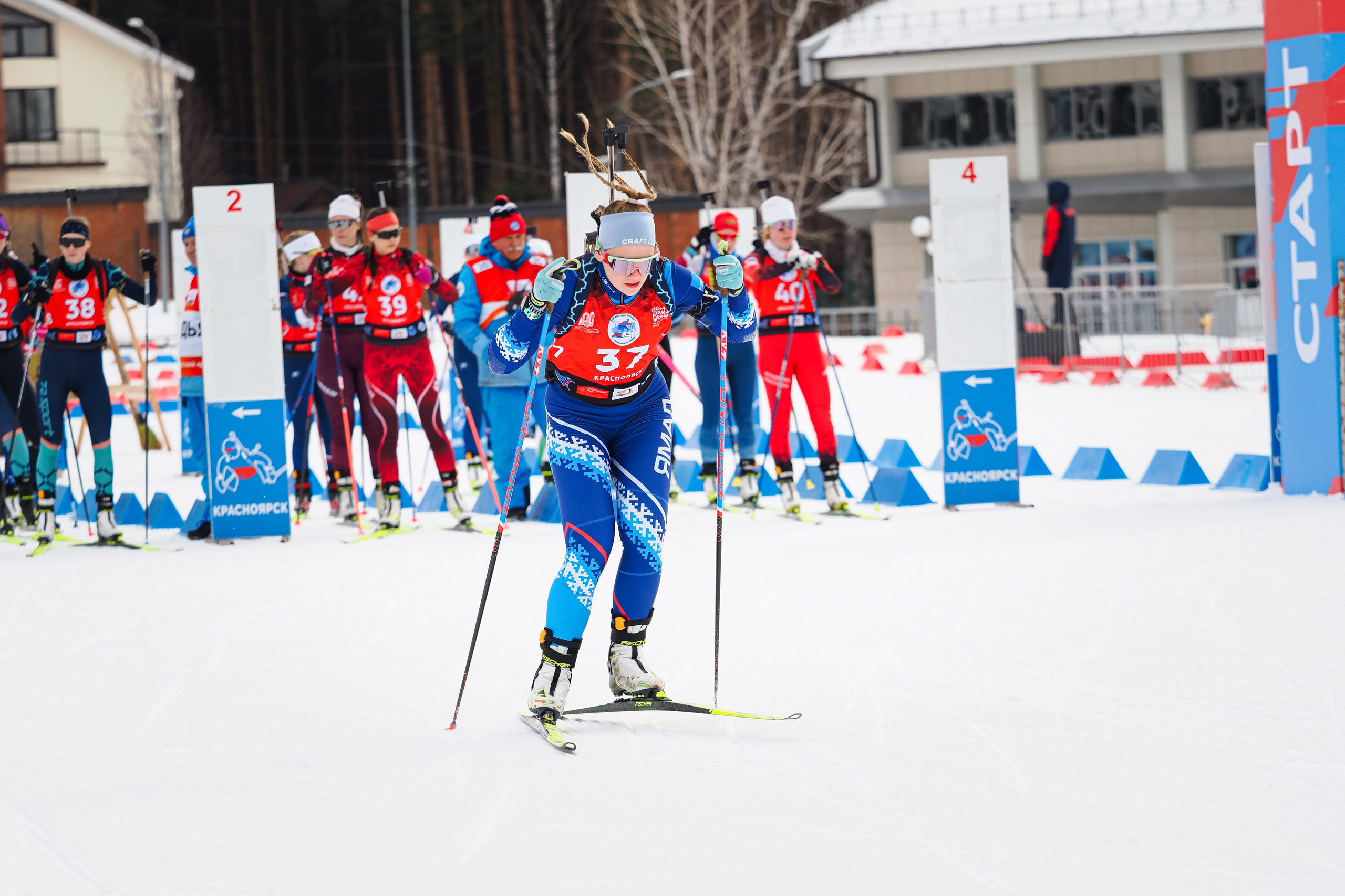 Биатлон / Первенство России. Репортажный фотограф Алексей Козьмин