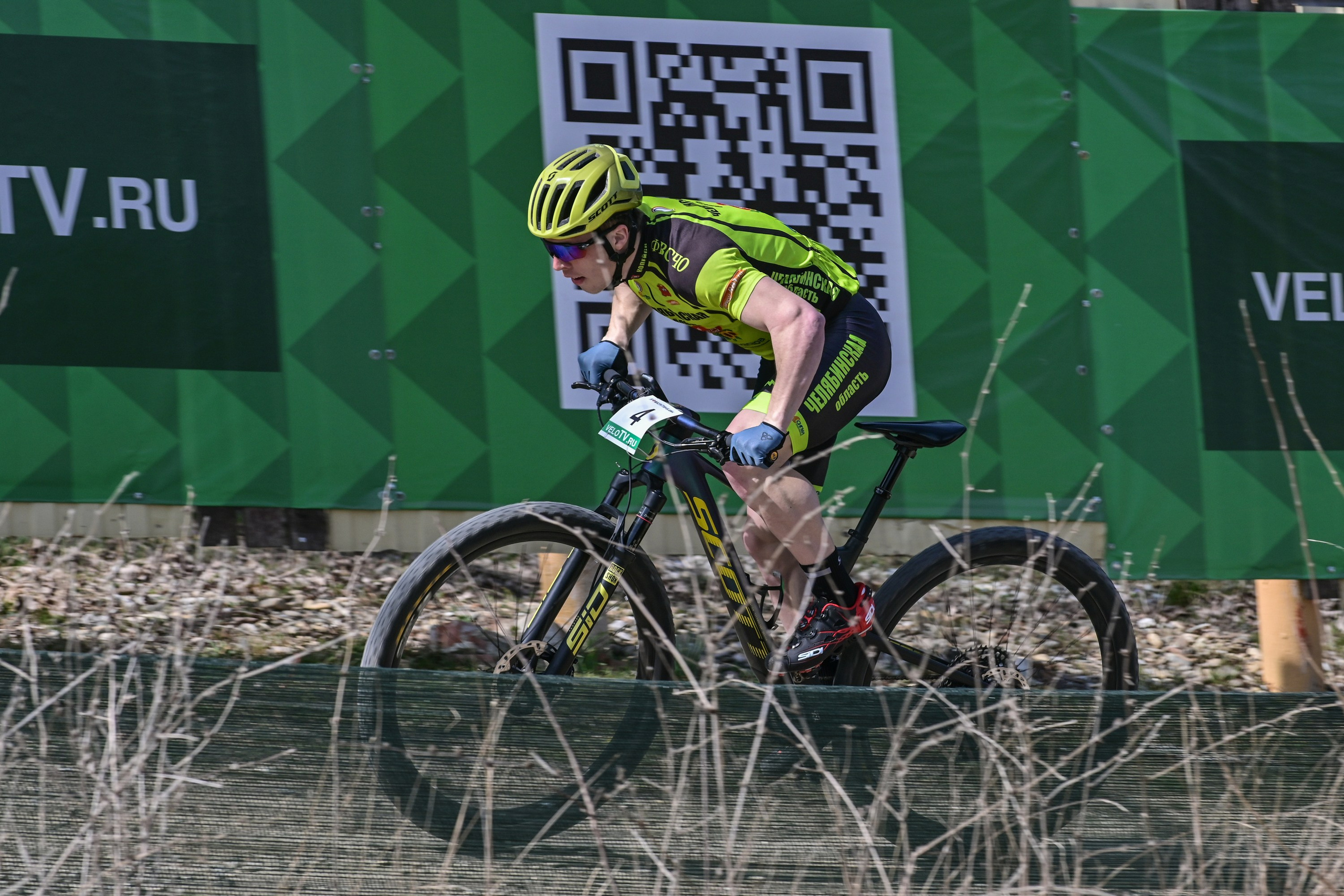 Маунтинбайк, кросс-кантри в Архипо-Осиповке 16 марта 2025. Спортивный фотограф, фотожурналист Павел Ларькин