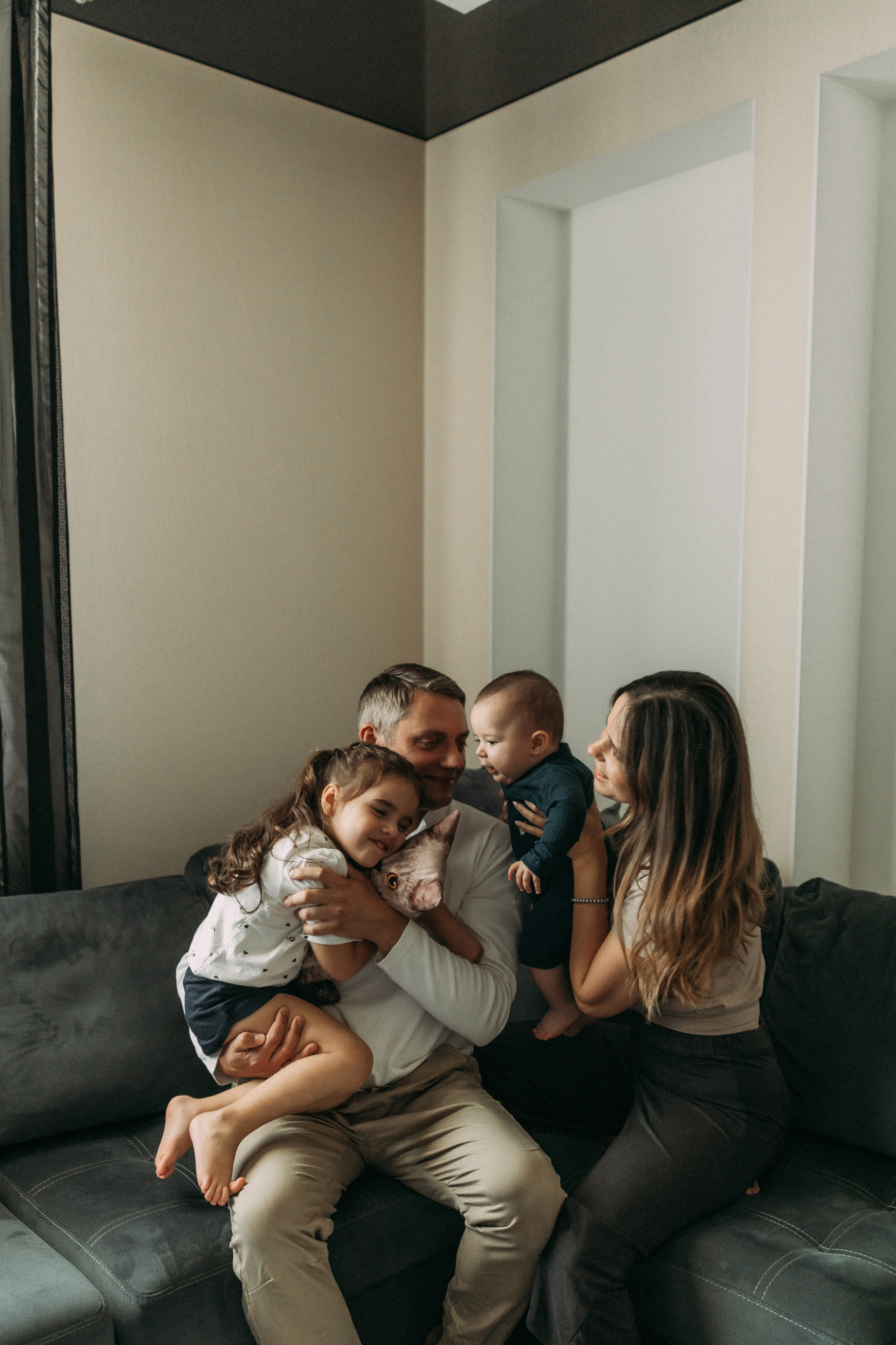 Аня, Анатолий, Соня и Максим. Семейный фотограф и детский фотограф в Волгограде Алеся Бутакова — дет