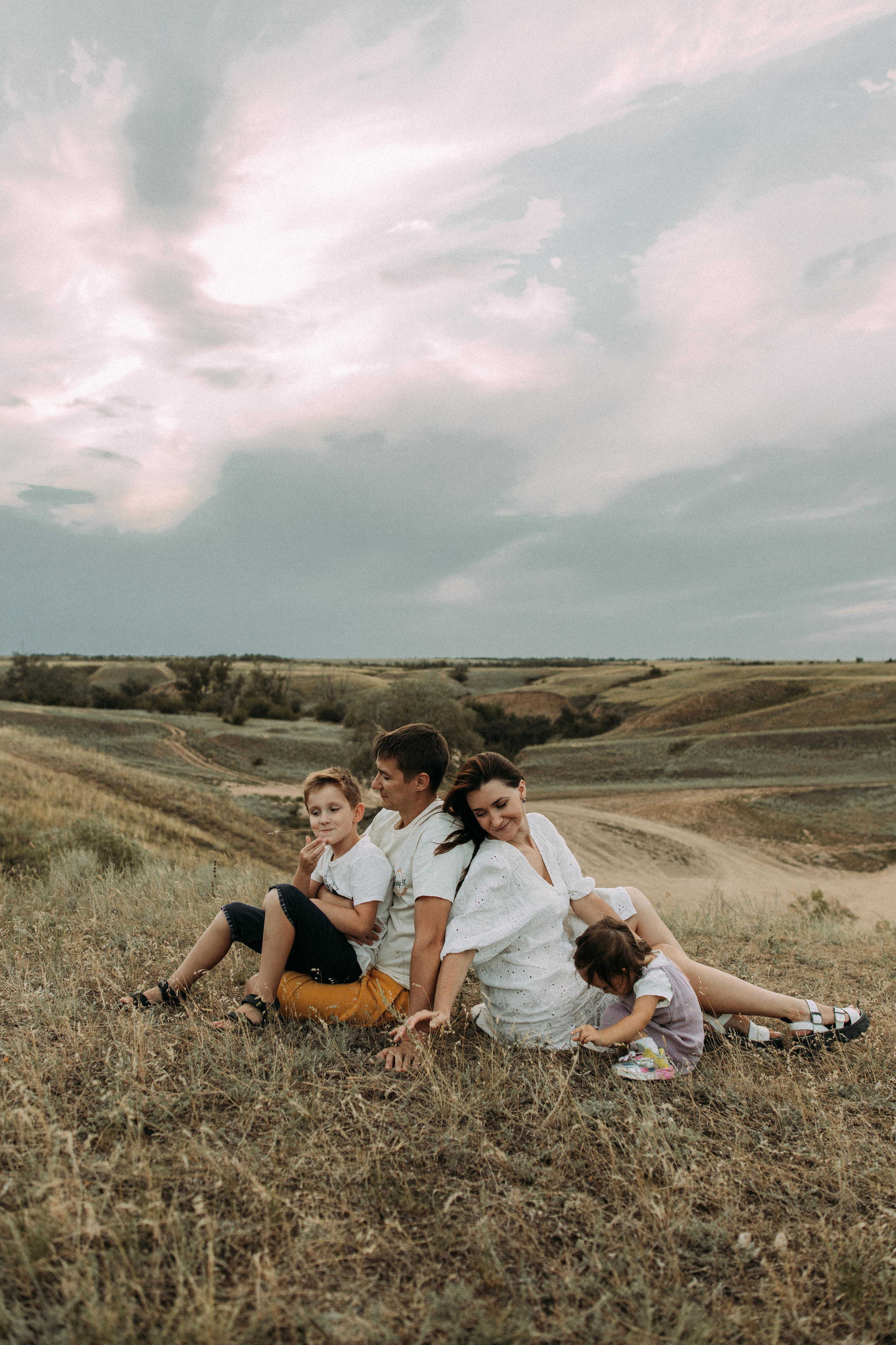 Денис, Наталья, Мирон и Алёна. Семейный фотограф и детский фотограф в Волгограде Алеся Бутакова — дет