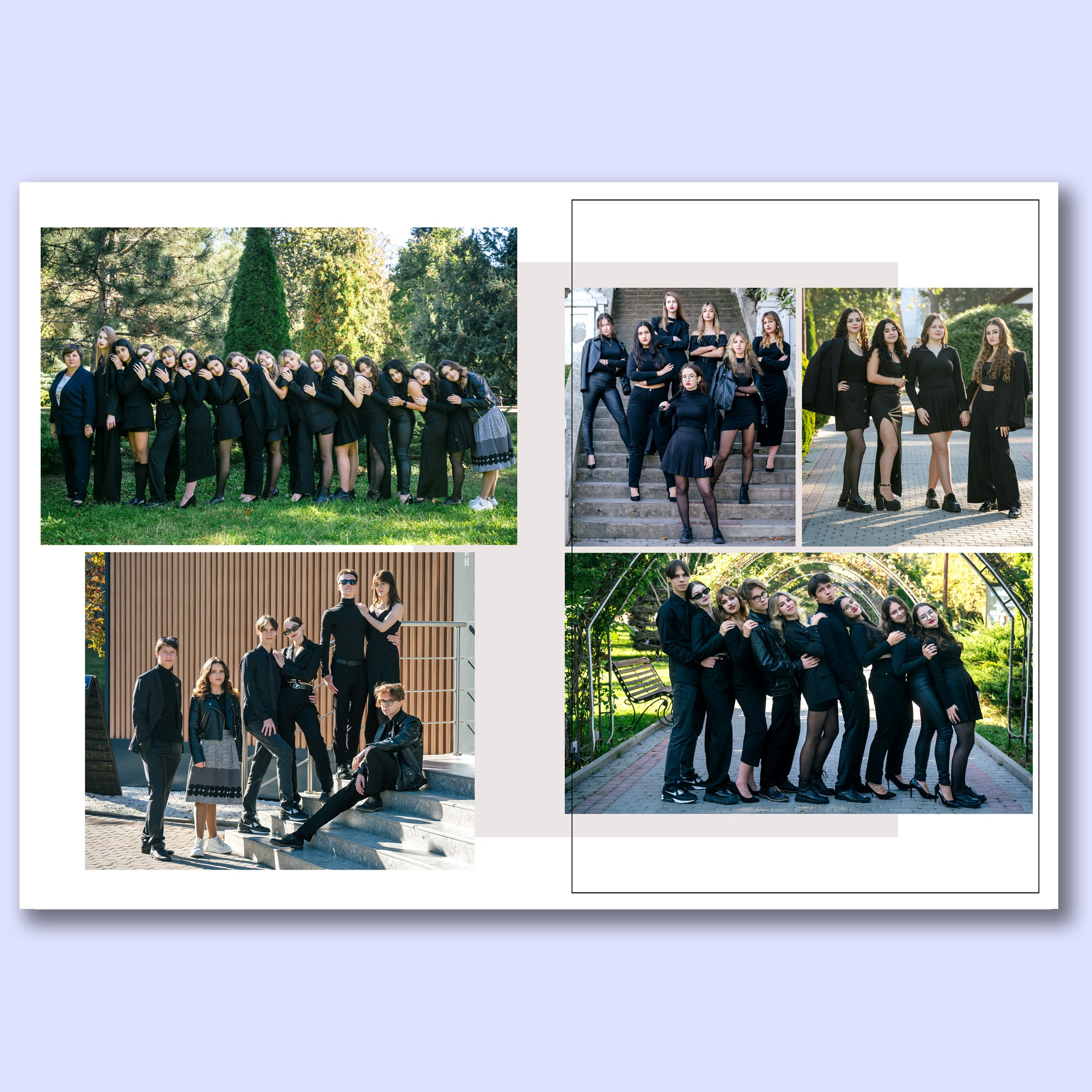 Альбом 7 разворотов. Выпускные альбомы, школьные фотосессии в городе Новороссийске