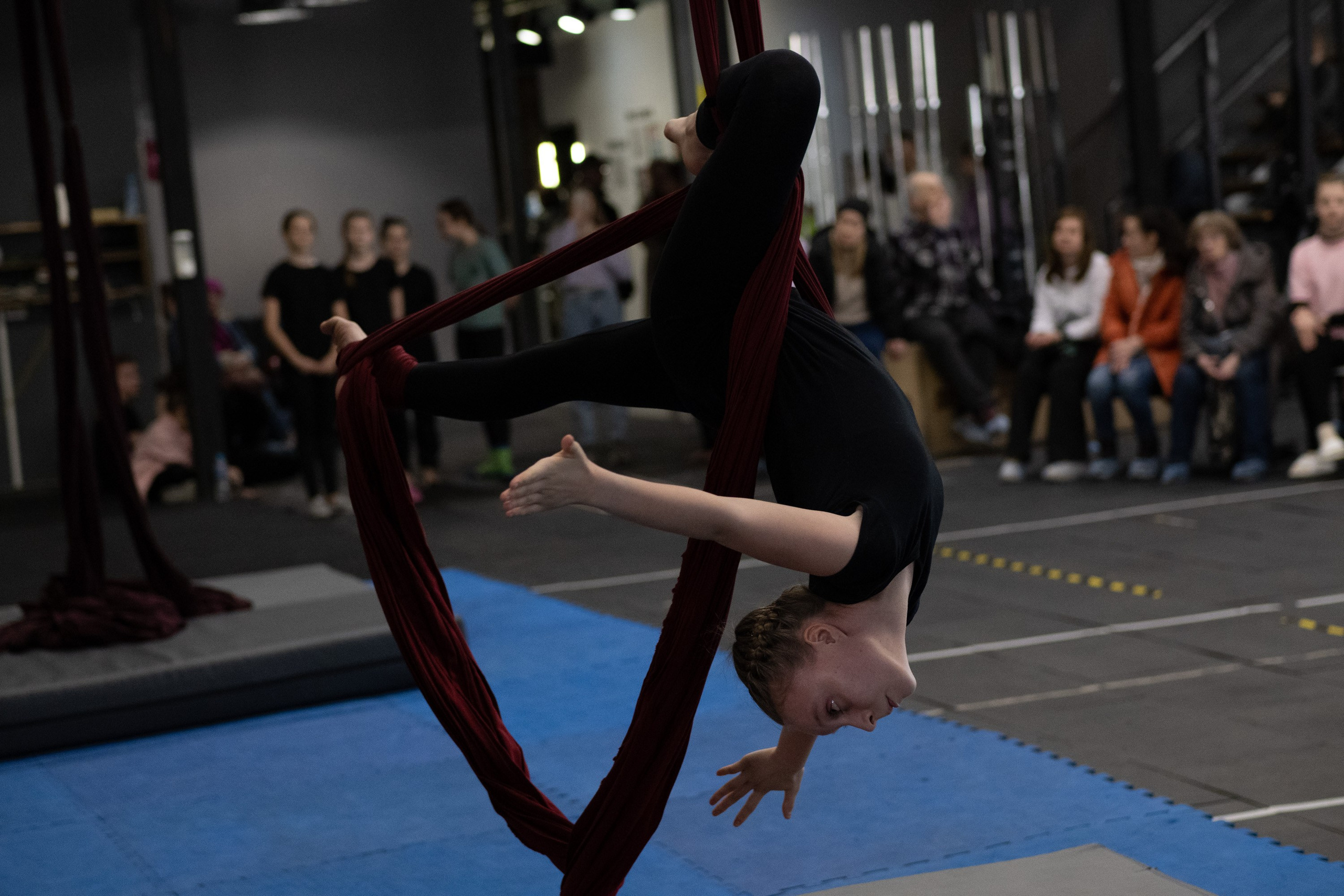 Внутриклубные соревнования по воздушной гимнастике 02.04.23