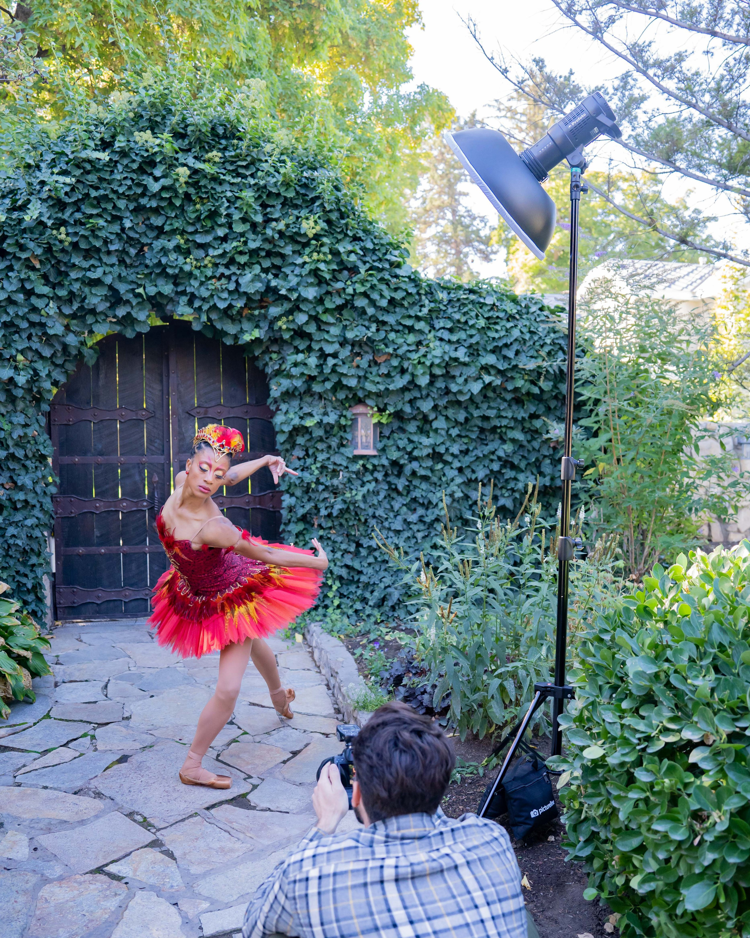 Katlyn Addison. BTS - The Firebird Promotional Photo Shoot, Ballet West. 