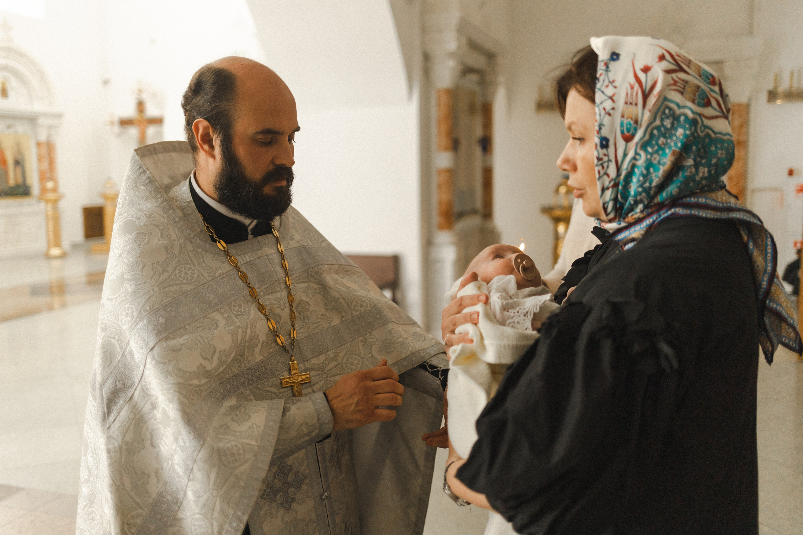 Крещение Стефании. Семейный фотограф в Москве