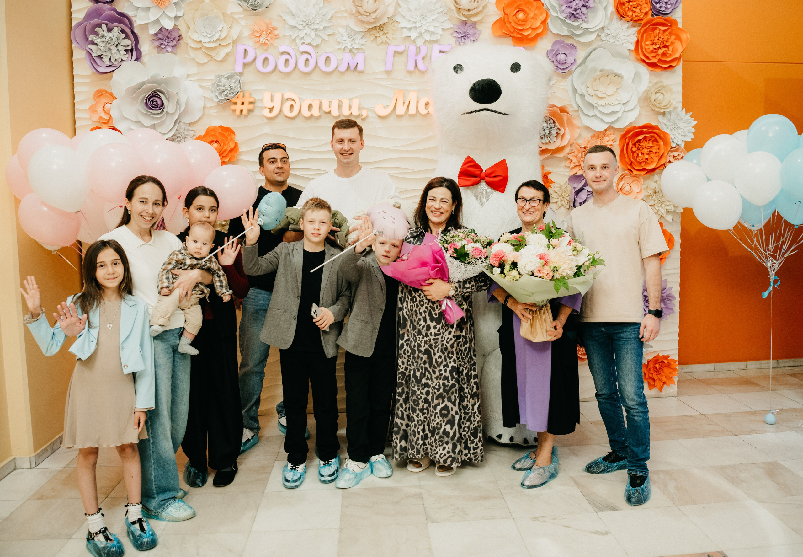 Выписка малыша и малышки ГКБ 29. Фотограф на выписку из роддома в Москве и МО