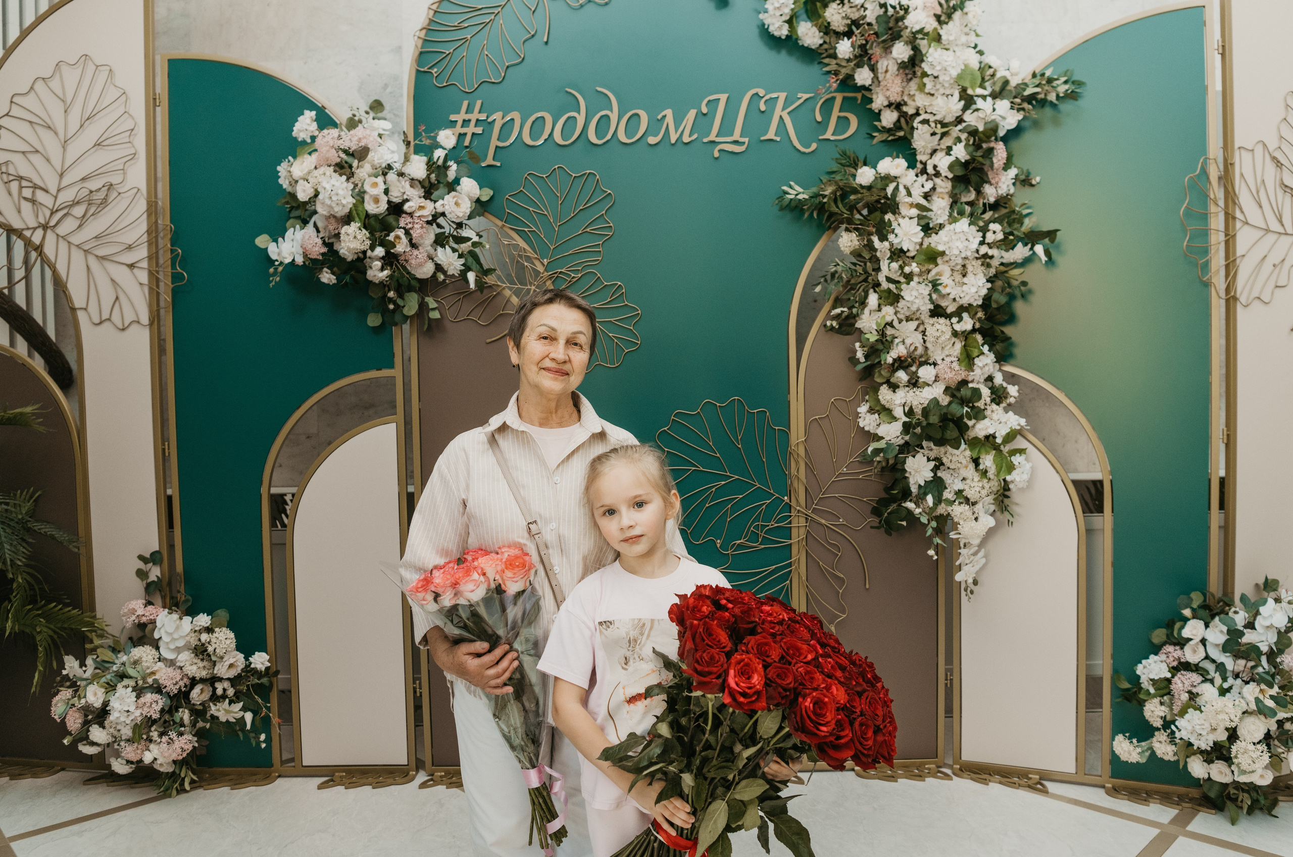 Выписка Евы в ЦКБ. Фотограф на выписку из роддома в Москве и МО