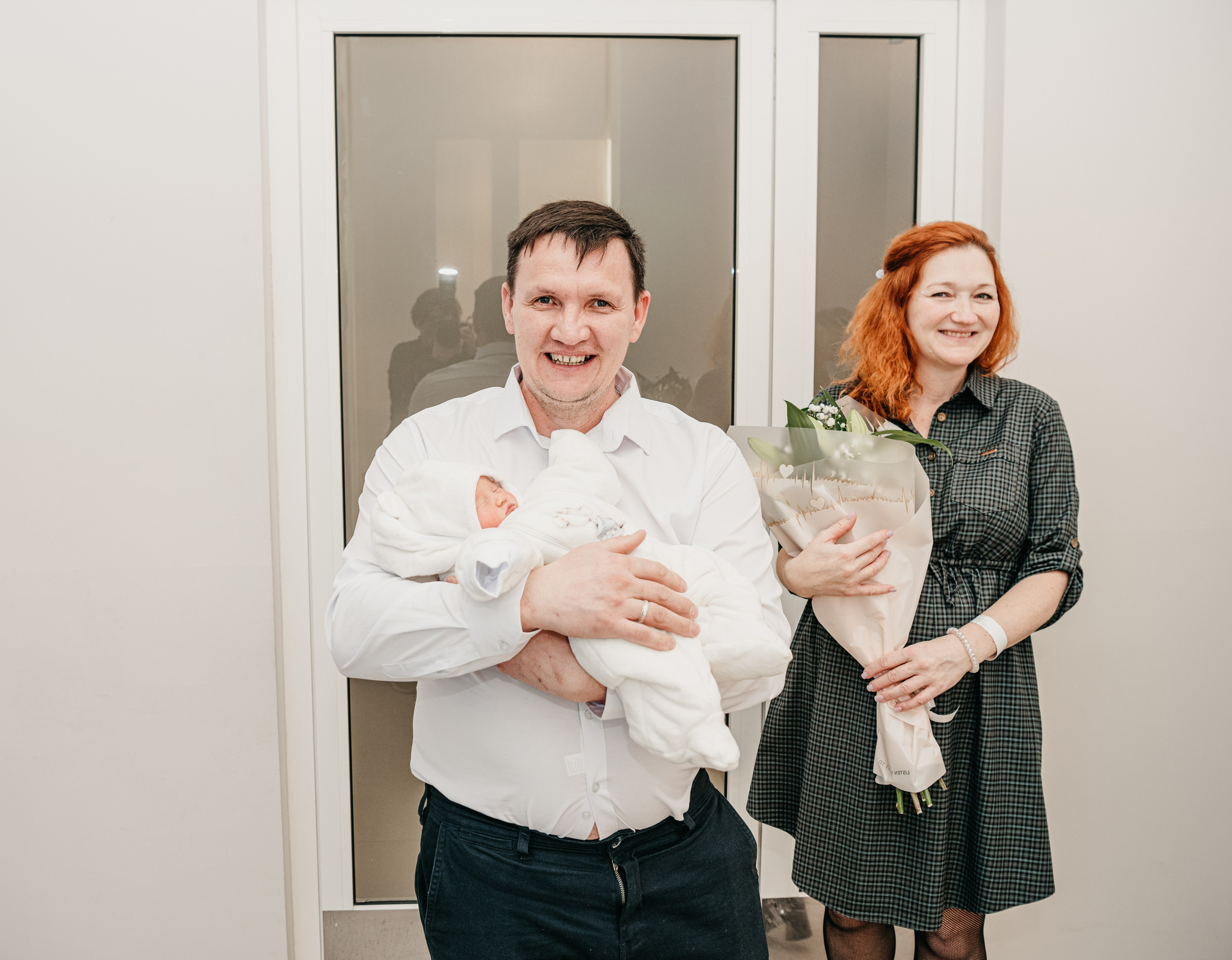 Выписка Алены. 4 роддом. Фотограф на выписку из роддома в Москве и МО