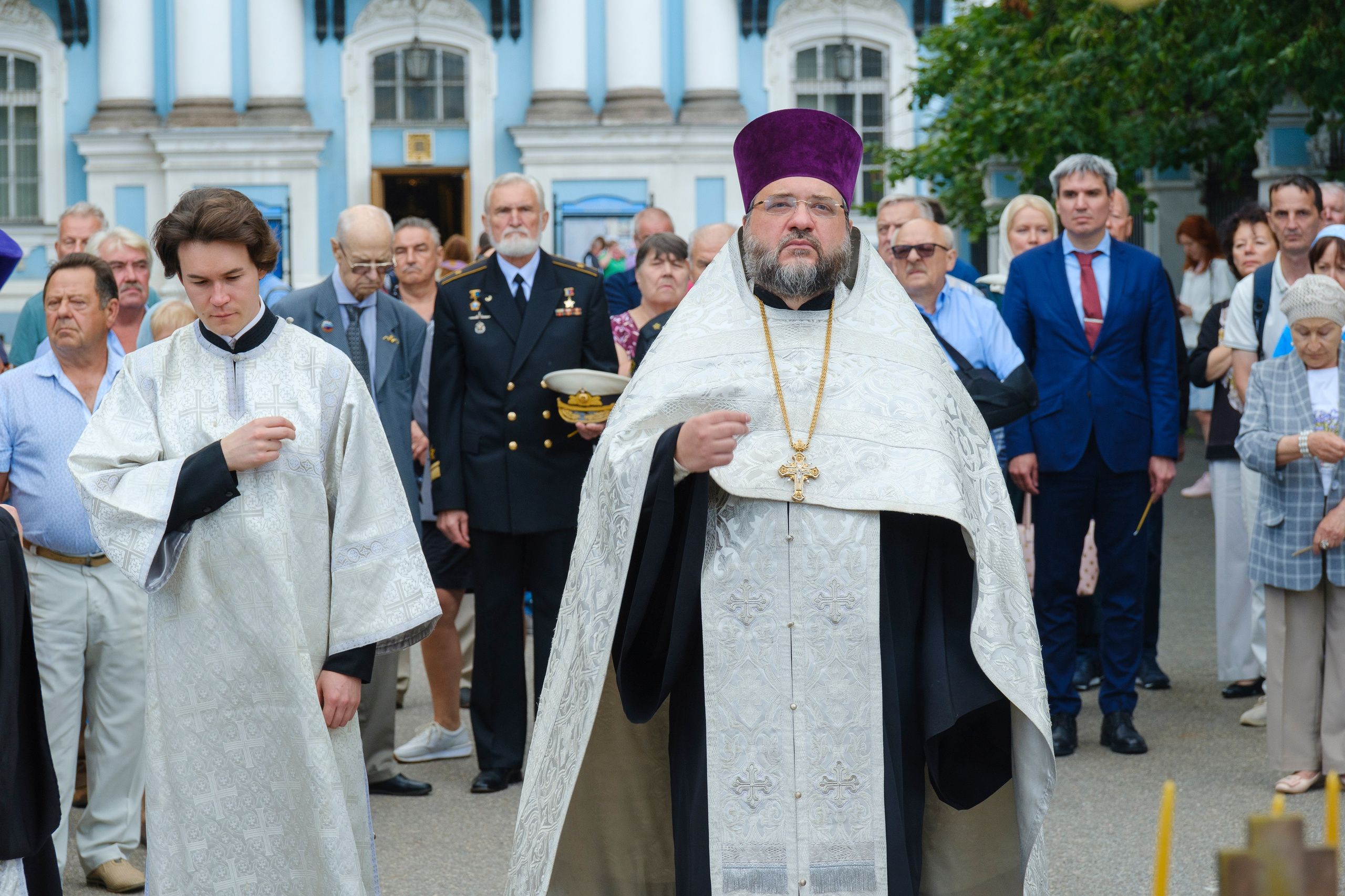 25-Я ГОДОВЩИНА ГИБЕЛИ АТОМНОЙ ПОДВОДНОЙ ЛОДКИ «КУРСК». НИКОЛО-БОГОЯВЛЕНСКИЙ МОРСКОЙ СОБОР
