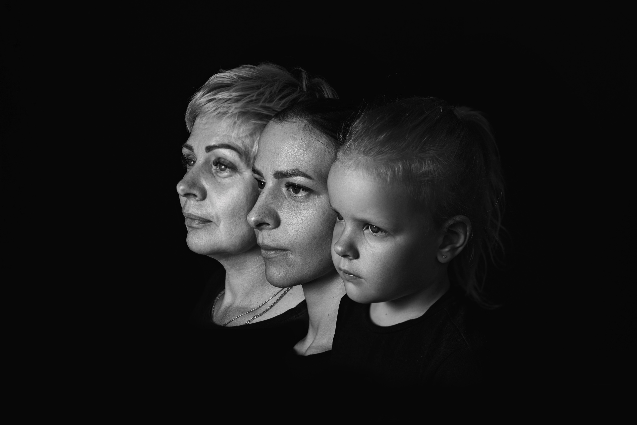 Портрет поколений. Фотограф новорождённых семейный фотограф Томск Елена Каплина