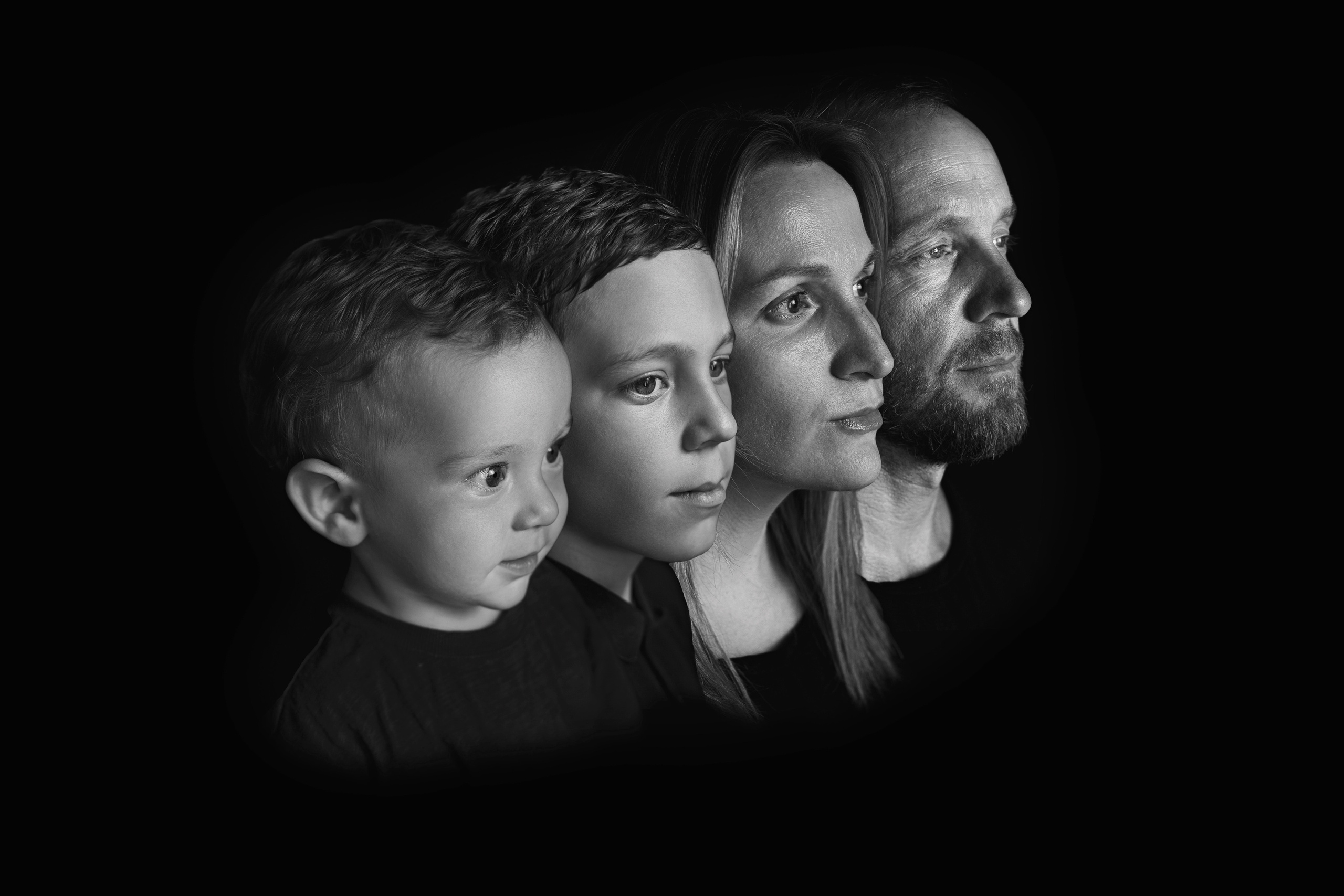 Портрет поколений. Фотограф новорождённых семейный фотограф Томск Елена Каплина