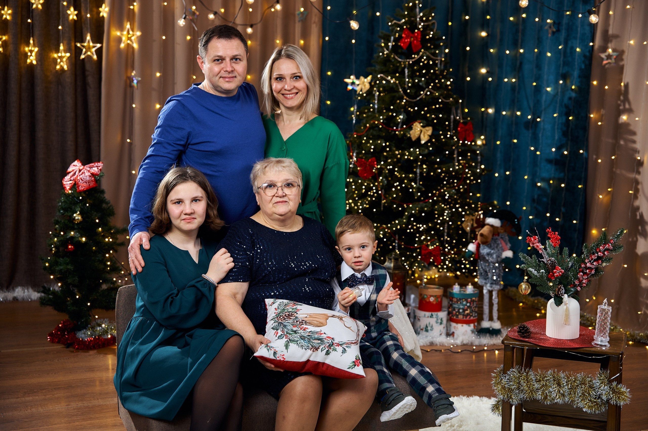 Новогодние фотосессии в студии