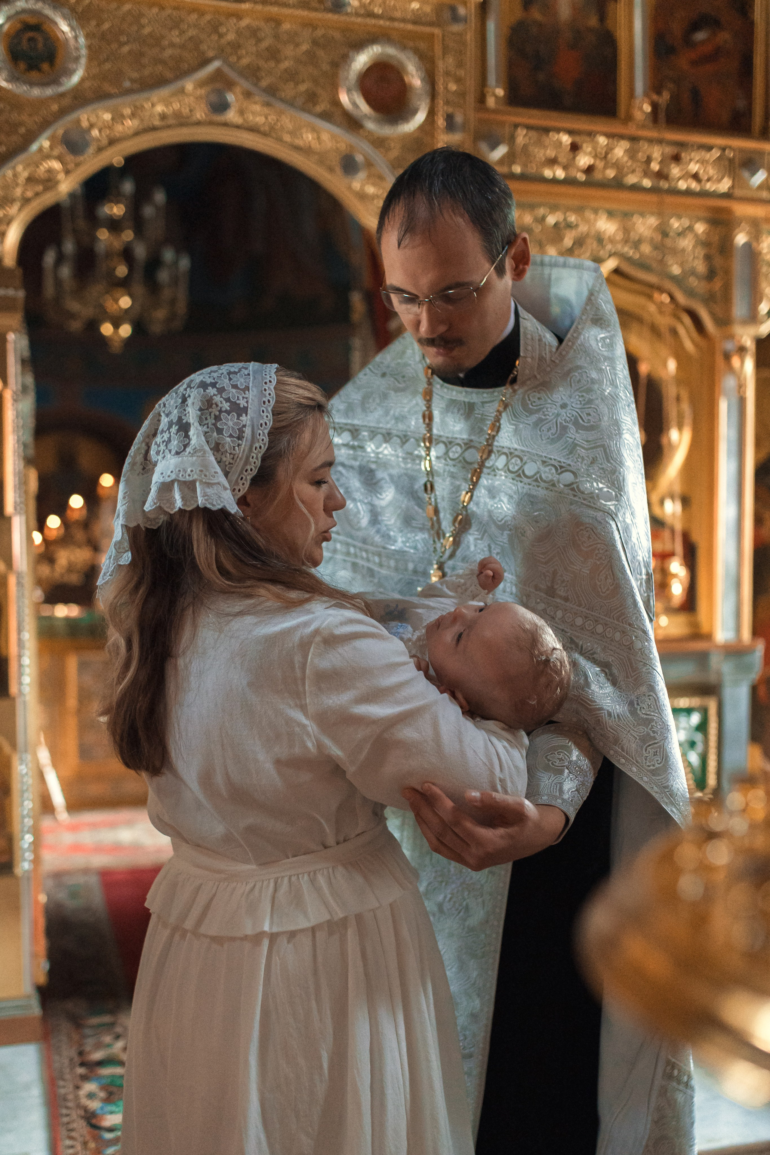 Крещение в Знаменской Церкви г. Переславль Залесский. Профессиональный фотограф в Москве и Мо Мария Шантарёва