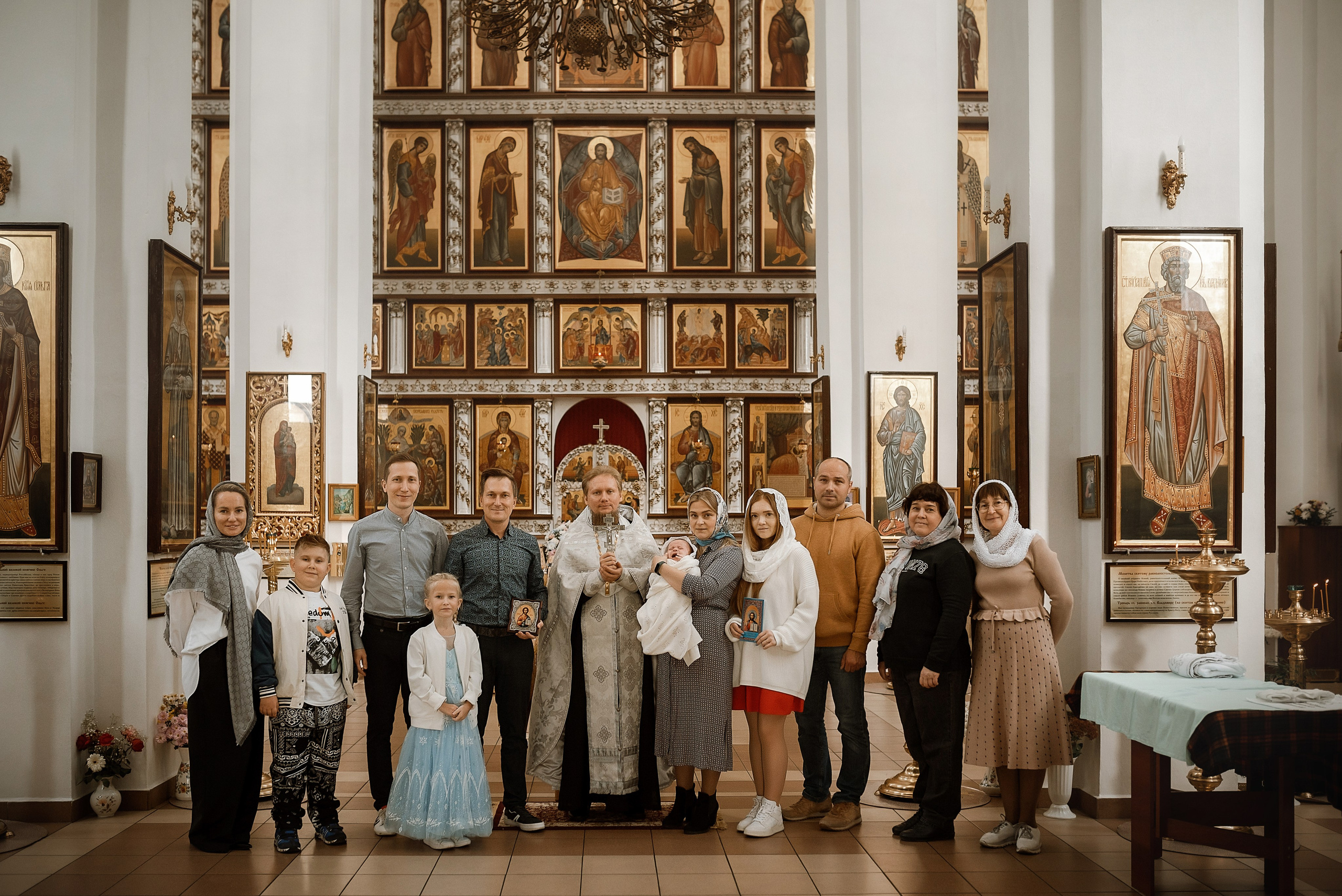 Крещение Кирилла _ Храм иконы БМ Целительница. Семейный фотограф в Ростове-на-Дону Татьяна Литвинова