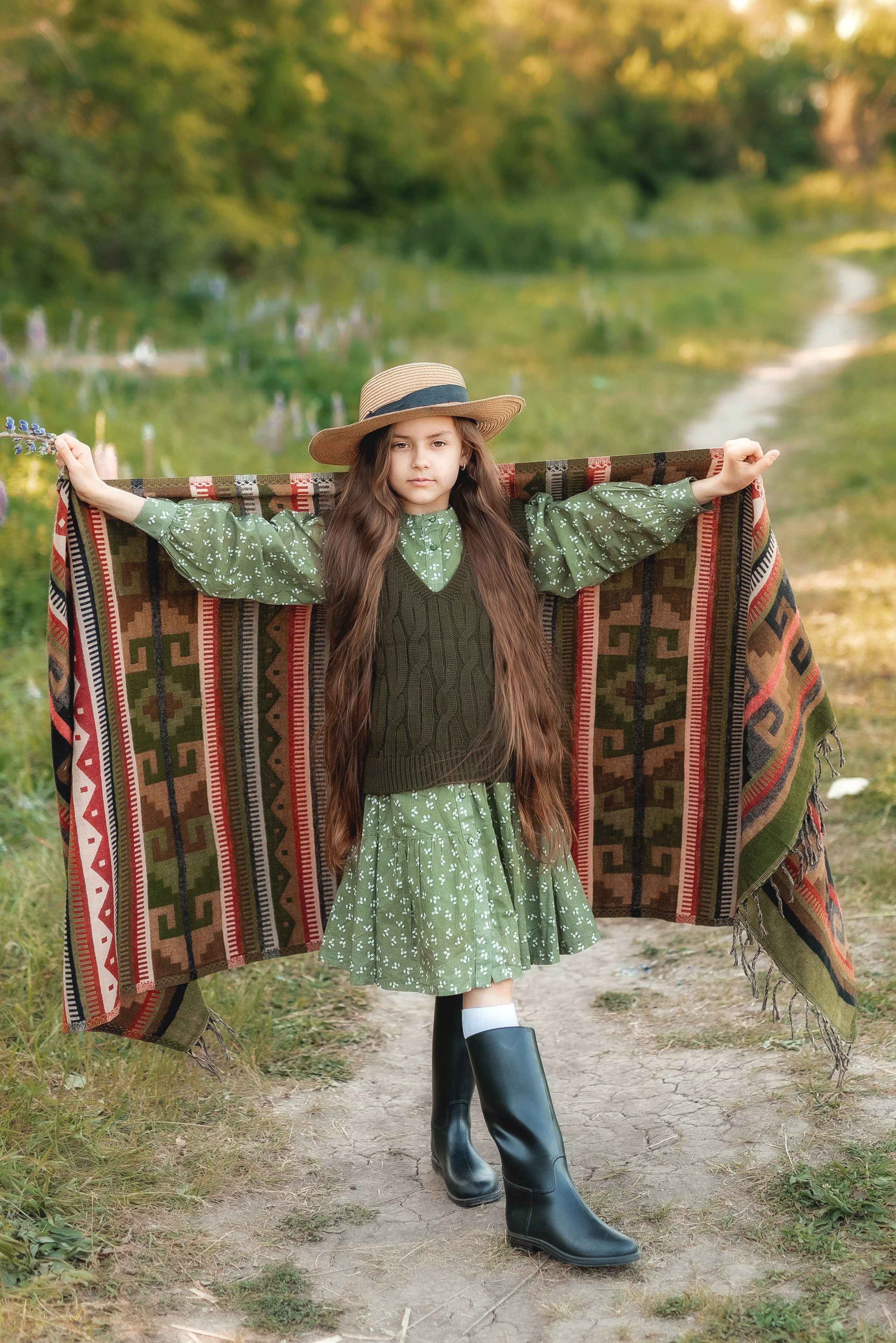 Фотосессия в люпинах. Семейный, детский фотограф в Воронеже Анна Никитина