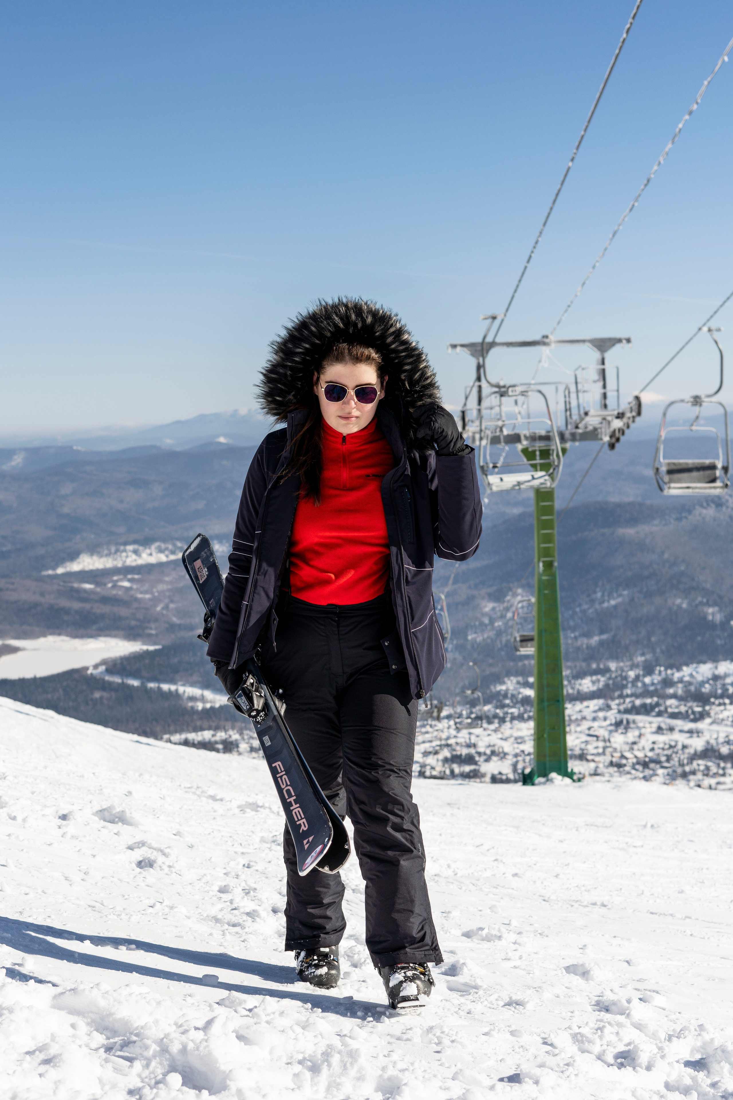 Фотосессия на вершине. Анастасия Паршукова — фотограф Шерегеш Новосибирск