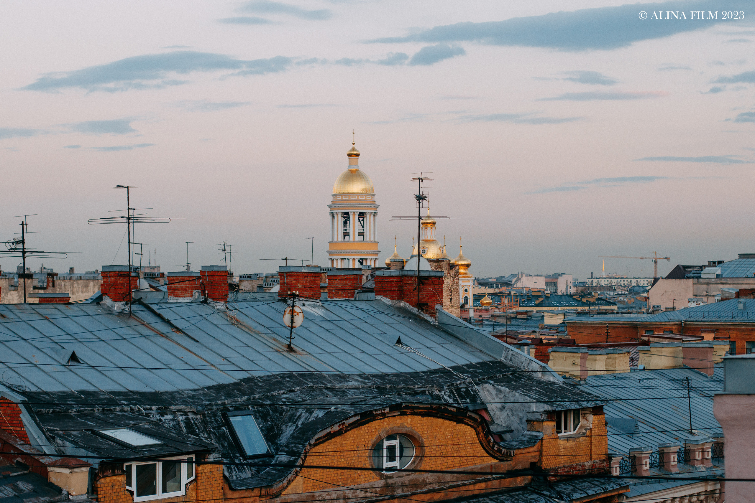 Крыша у Невского. Фотограф в Санкт-Петербурге Alina Film