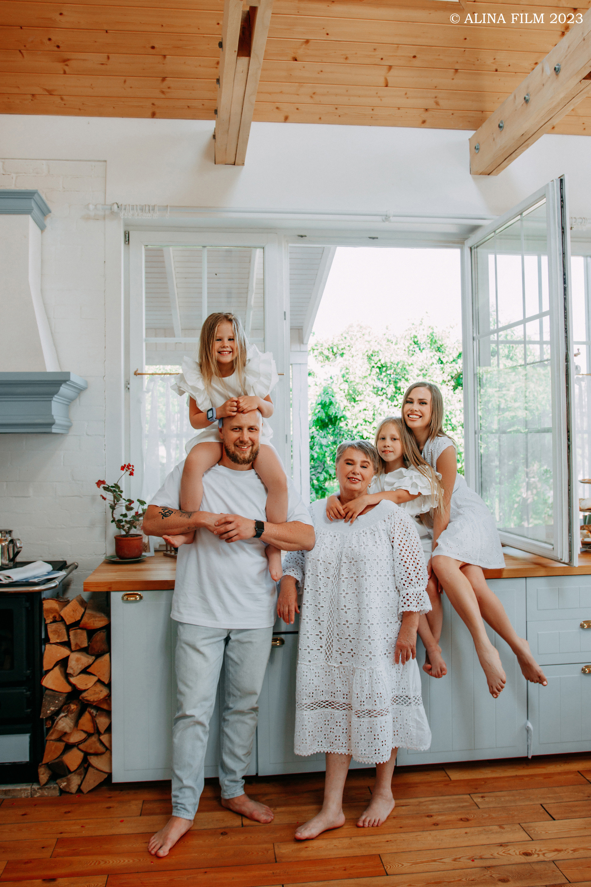 Семья на даче. Фотограф в Санкт-Петербурге Alina Film