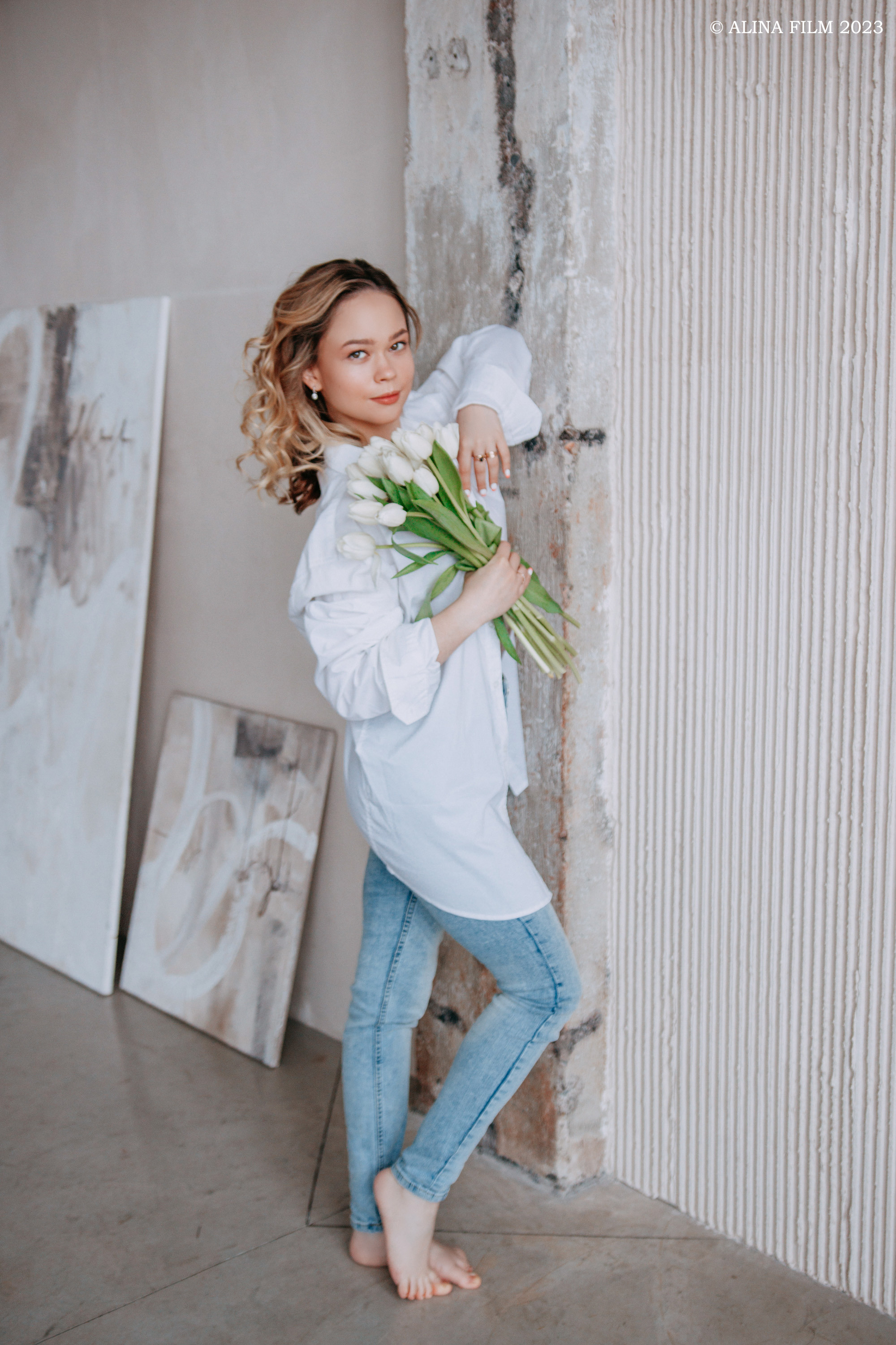 Фотосессия с тюльпанами. Фотограф в Санкт-Петербурге Alina Film