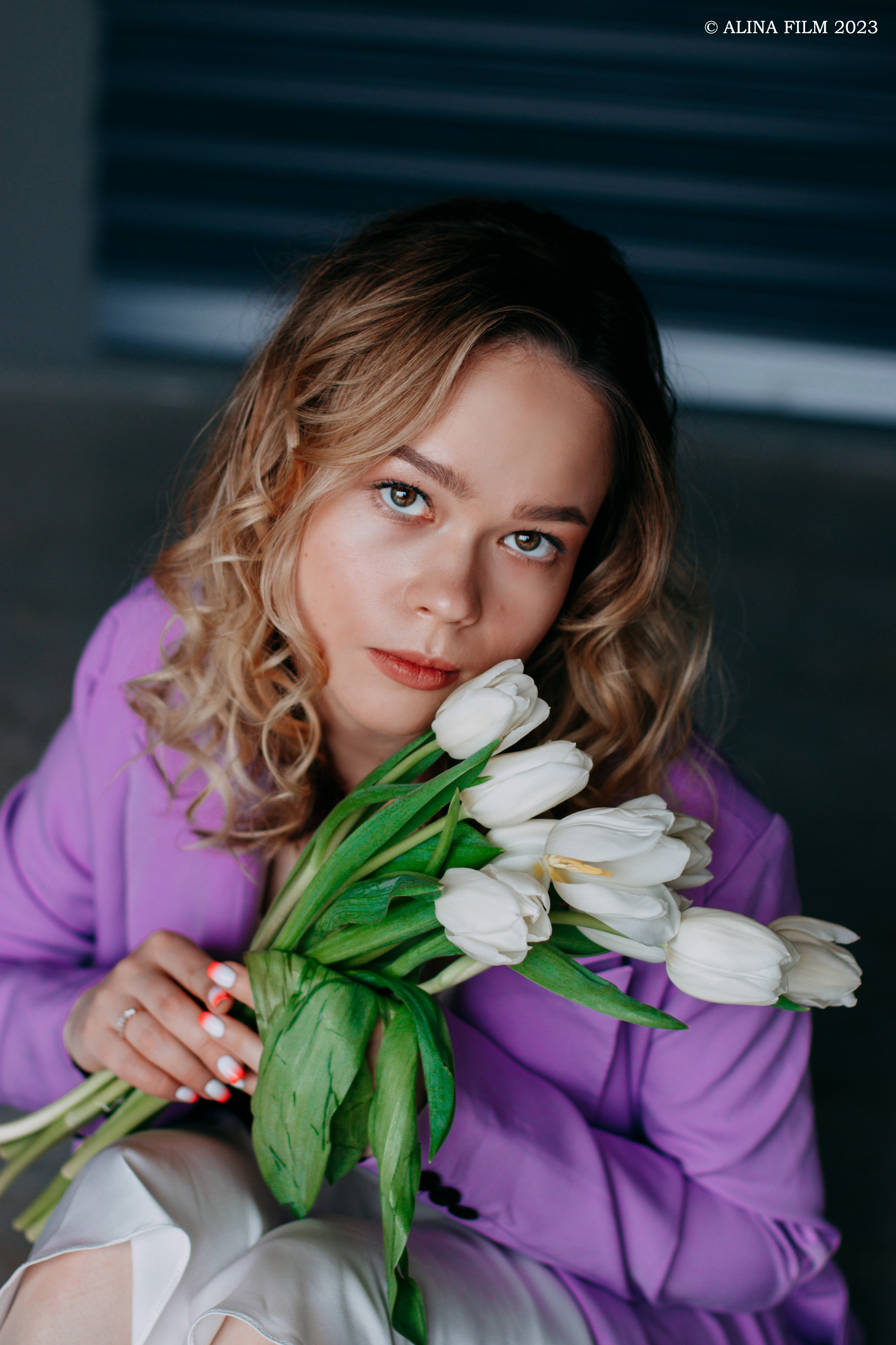 Фотосессия с тюльпанами. Фотограф в Санкт-Петербурге Alina Film