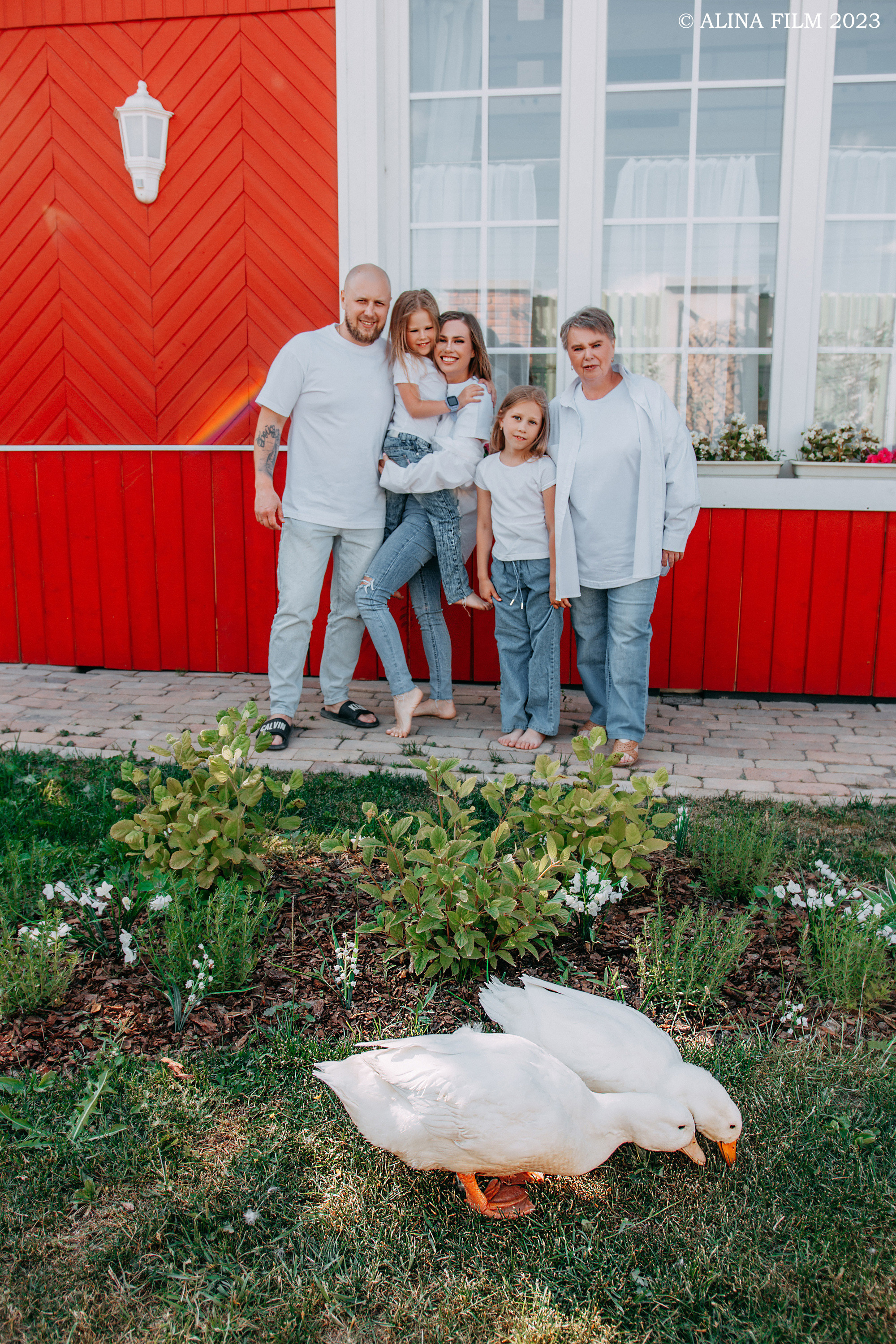 Семья на даче. Фотограф в Санкт-Петербурге Alina Film