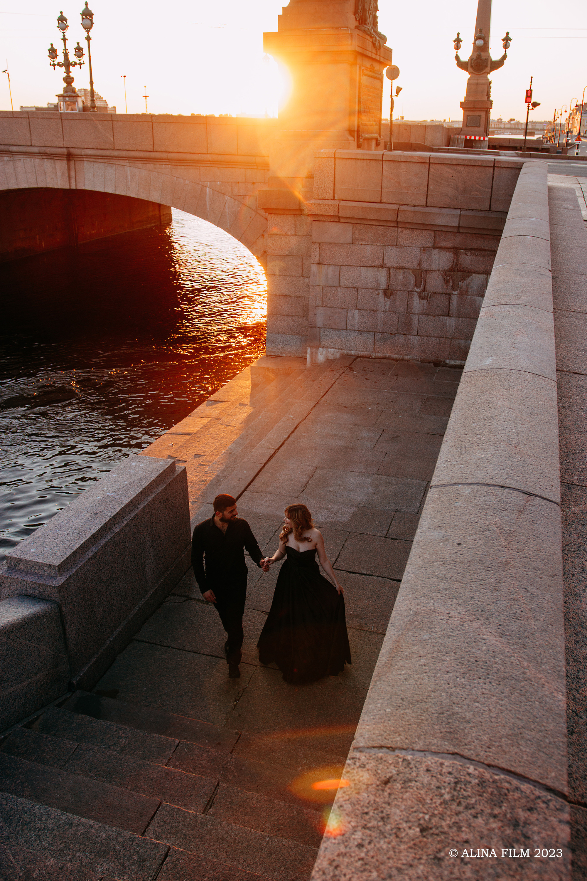 Рассвет в Питере. Фотограф в Санкт-Петербурге Alina Film