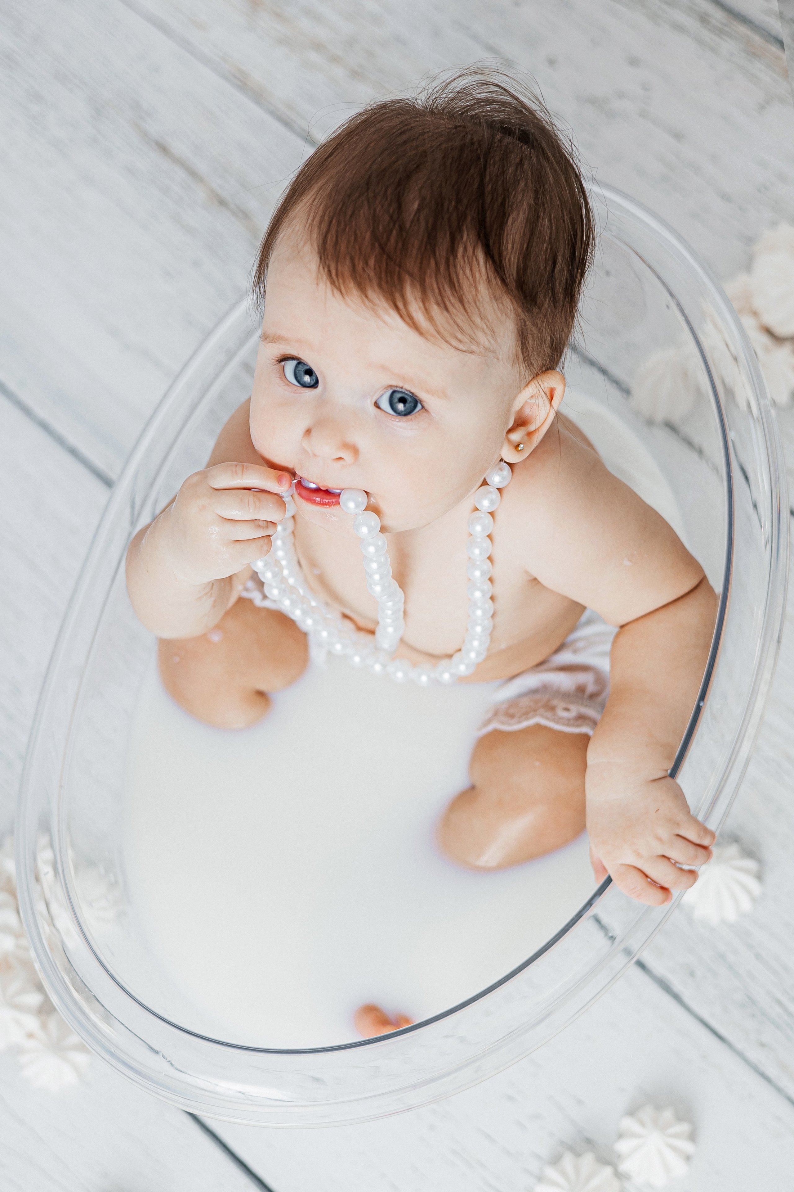 Молочная ванна. Фотограф новорождённых Екатерина Боброва. Ульяновск