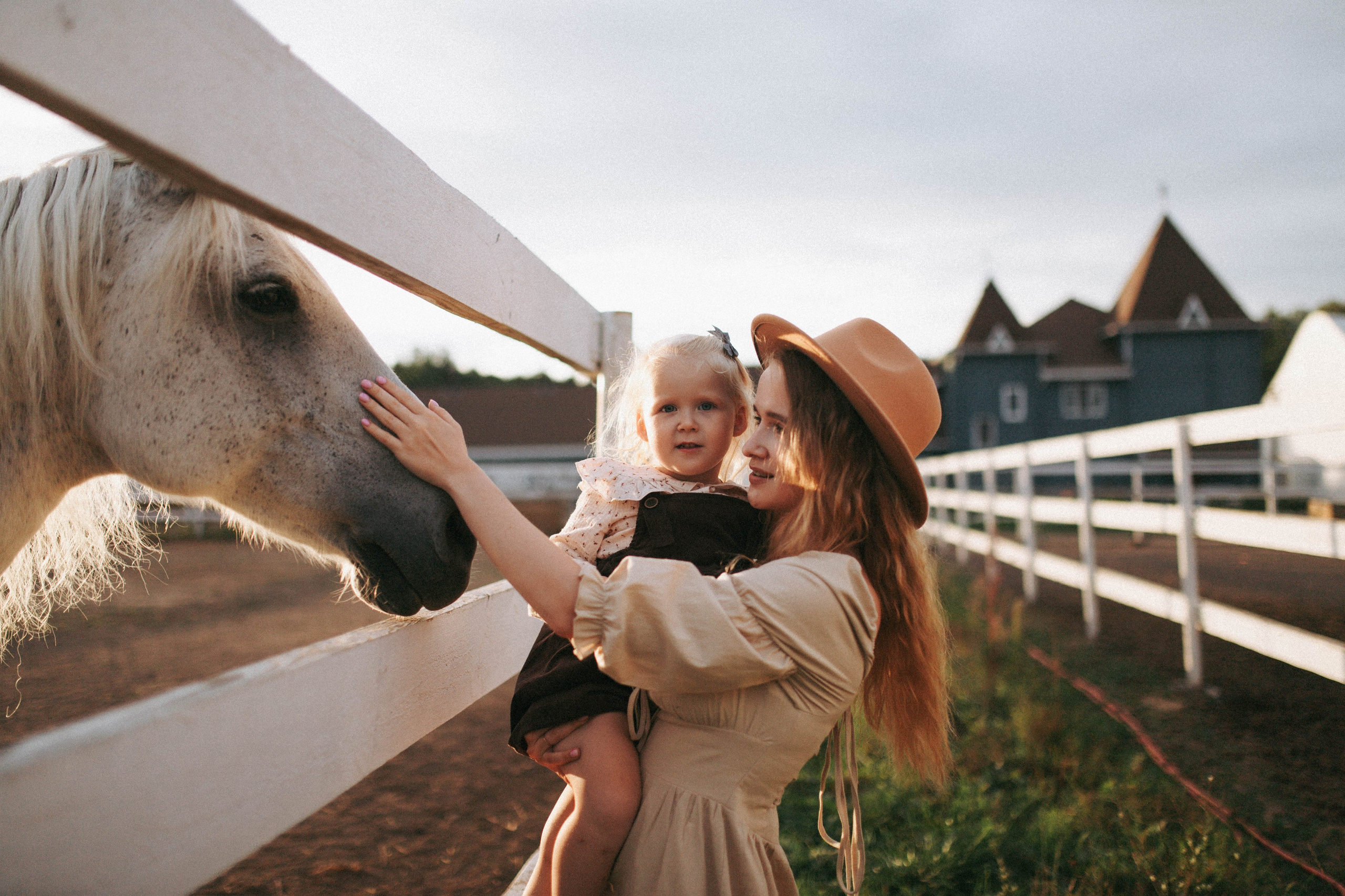 Одним тёплым вечером на ферме с лошадками. Свадебный и семейный фотограф в Нижнем Новгороде