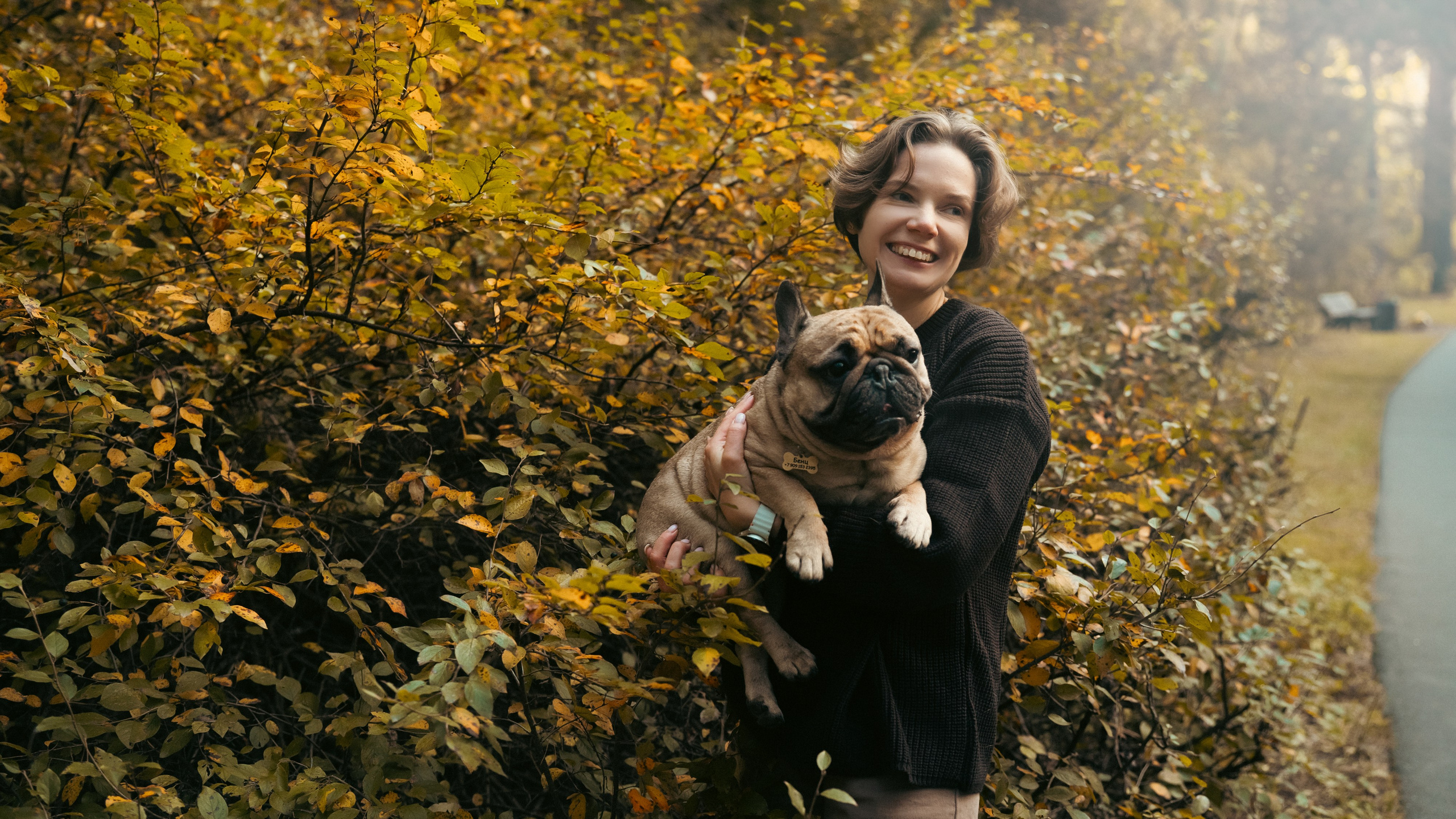 Анастасия и Бенц. Фотограф анималист в Москве и Санкт-Петербурге Свиридова Анна