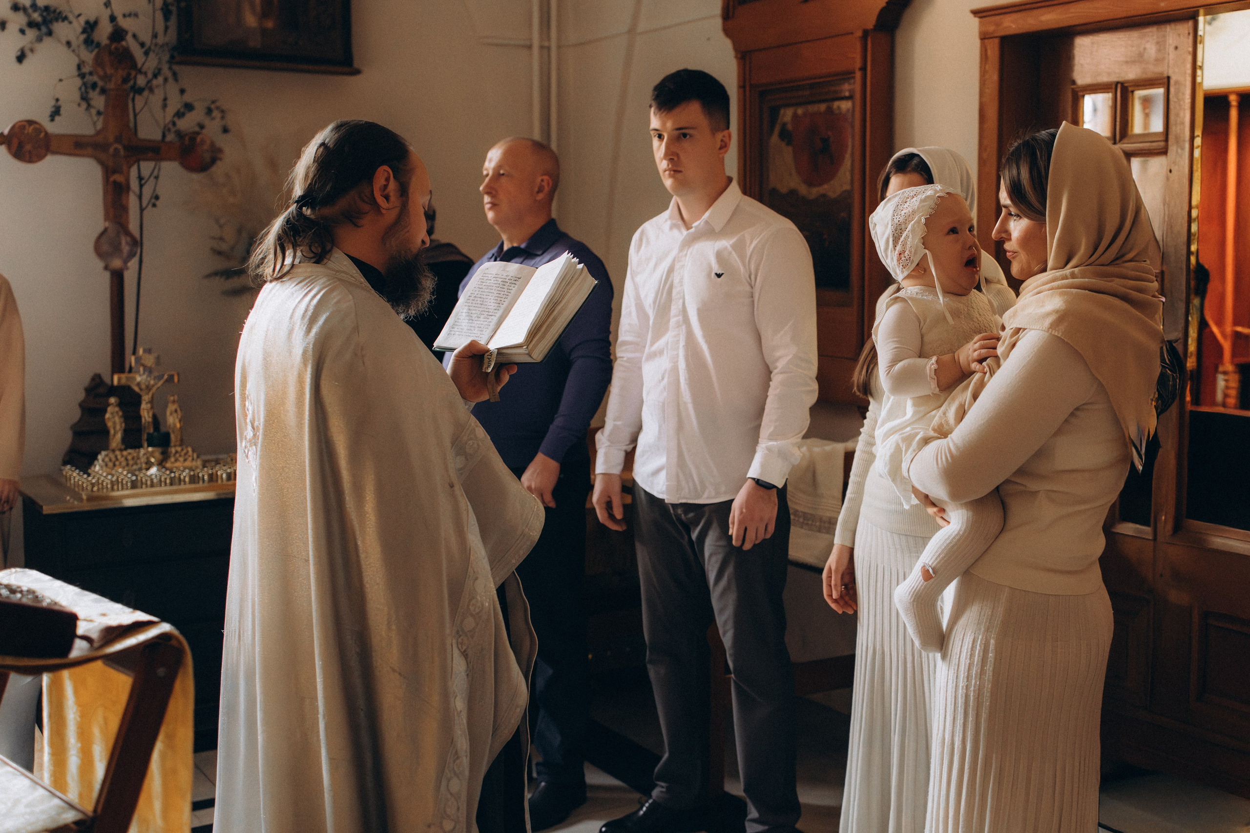 Крещение Надежды. Семейный фотограф Москва Наталия Осьмакова