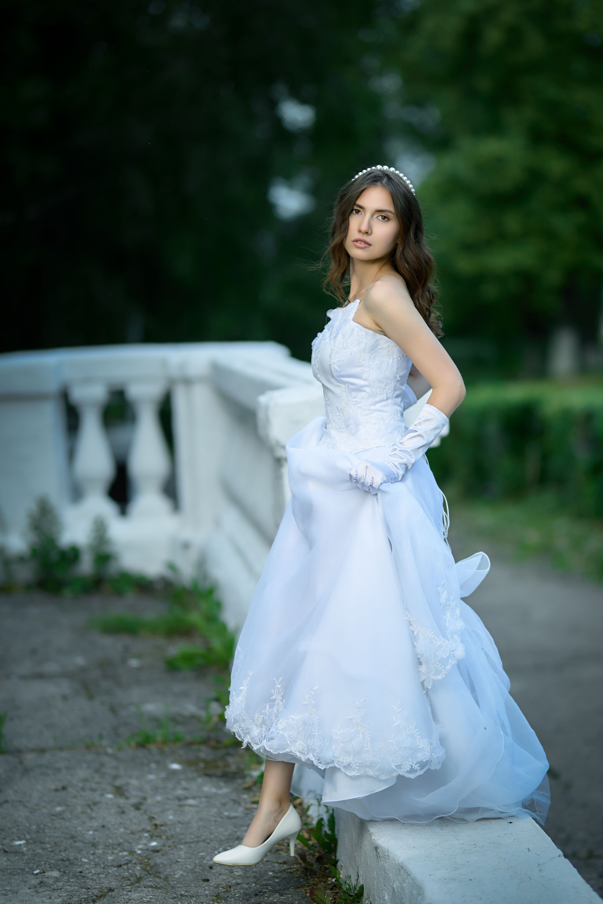 Прогулочная фотосессия в бальных и винтажных платьях. Чувашия, Чебоксары. Владимир Суздалов (ProMaXe) — Портретный фотограф, тематические фотосессии в Чебоксарах