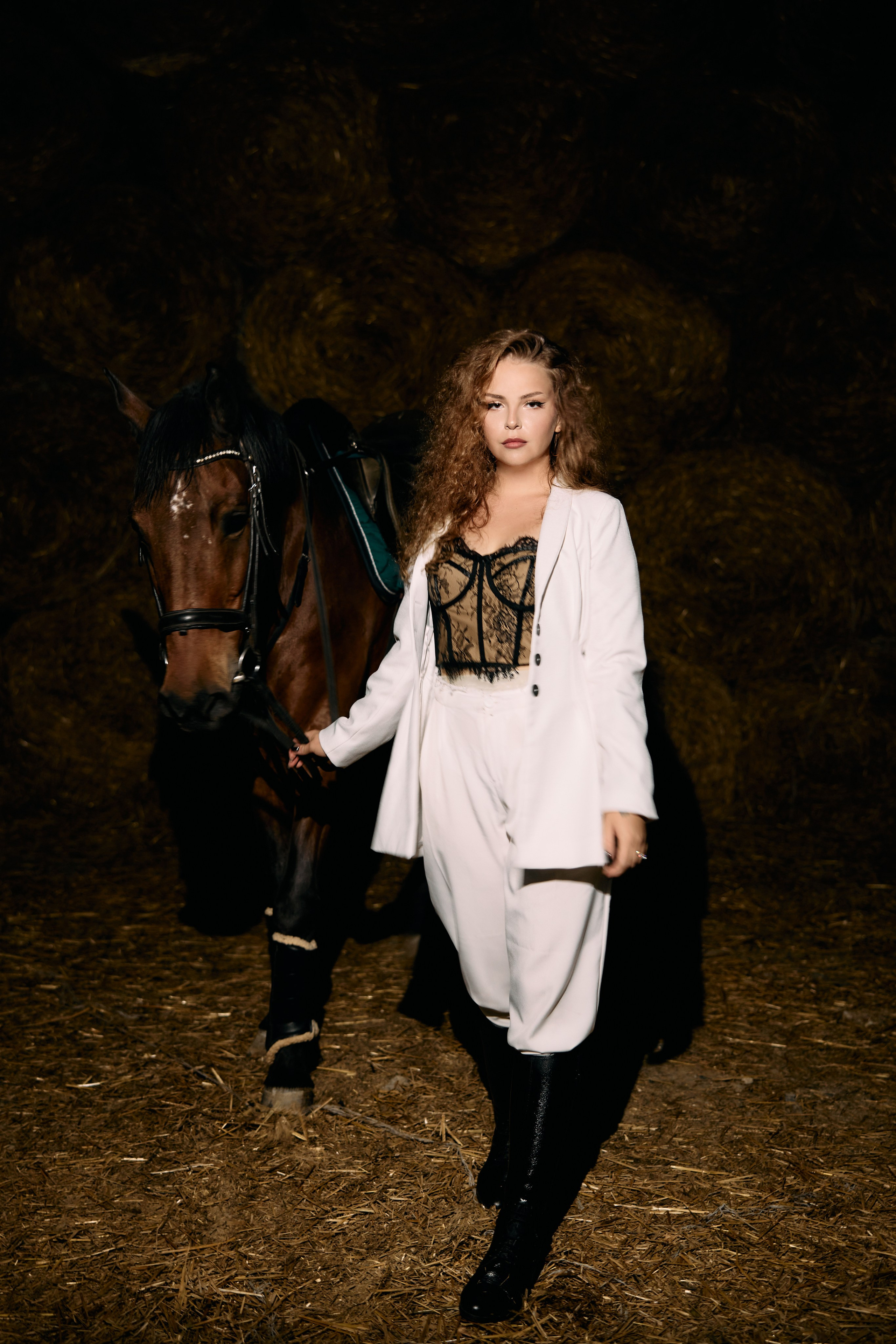 Съемка на конюшне. Сергей Ирклиенко