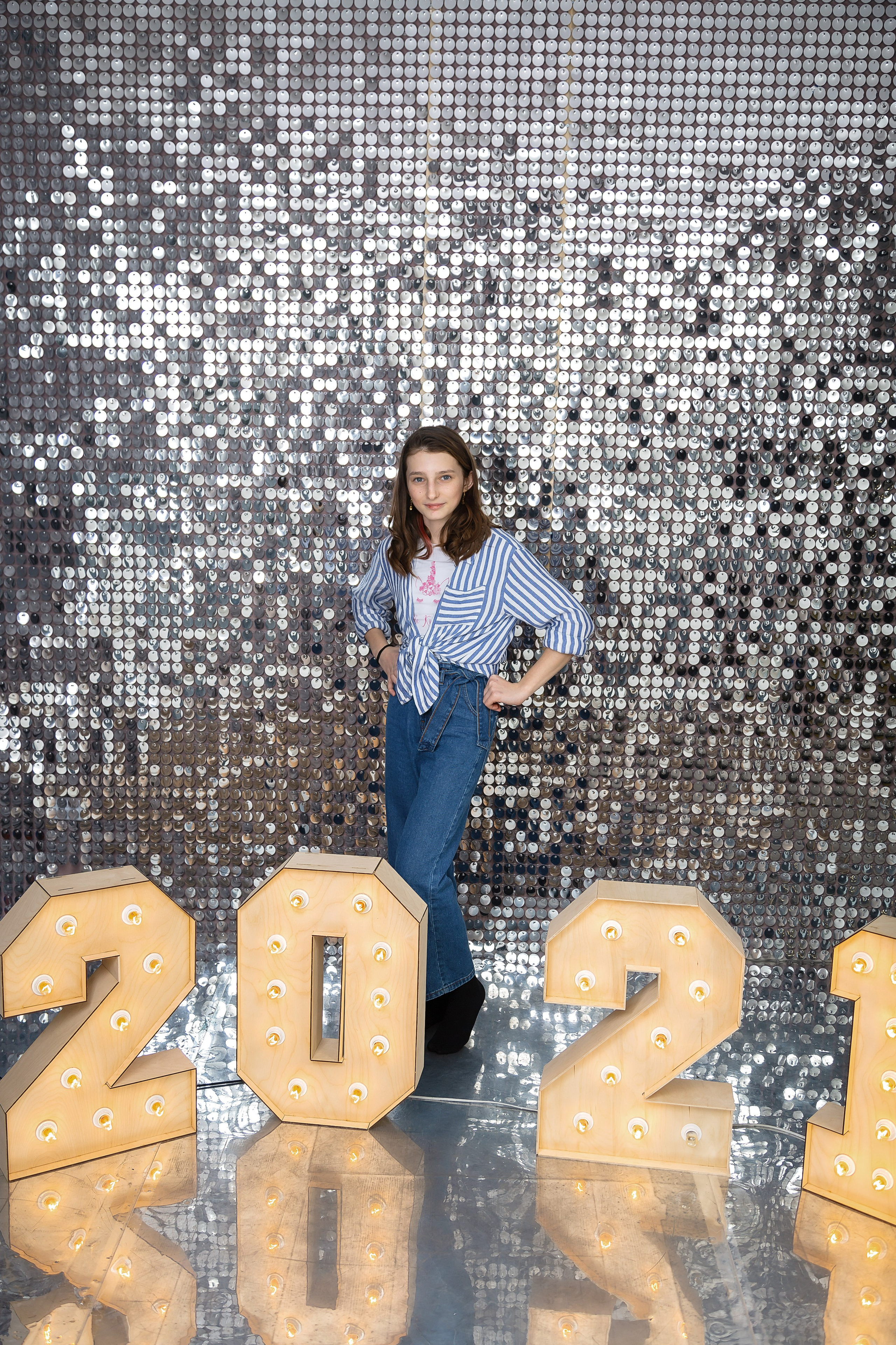 Новогодняя семейная фотосессия в студии в Волгодонске