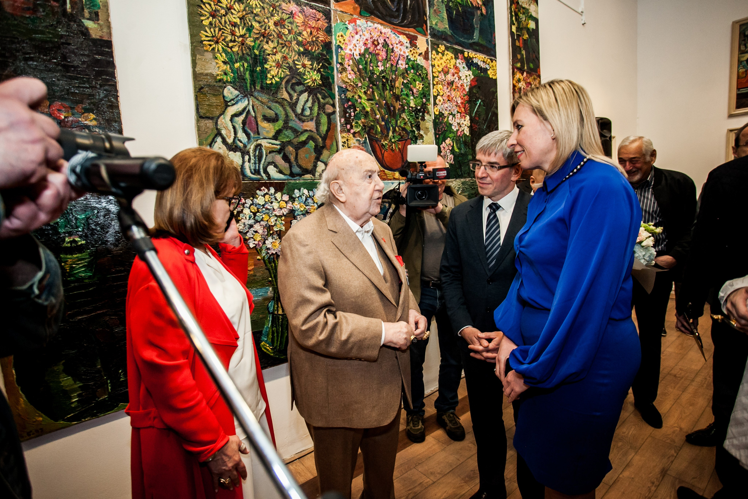 Открытие выставки Зураба Церетели. Art photographer Nino