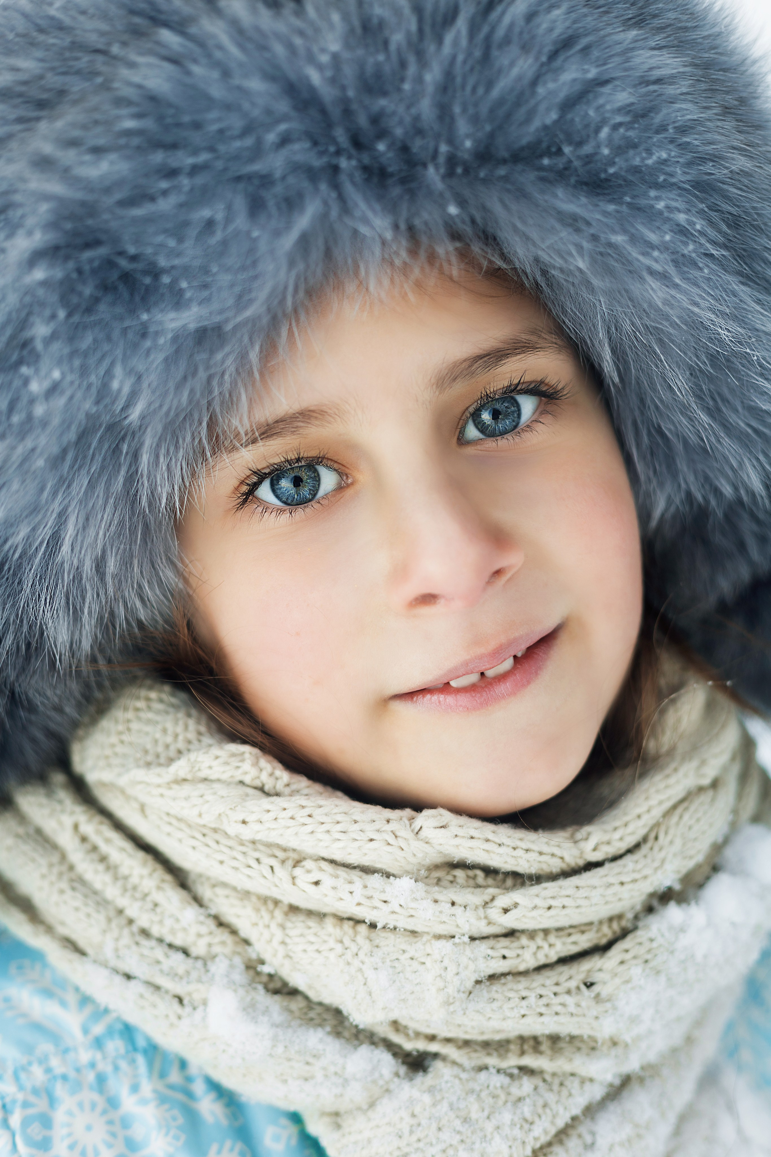 Зимняя прогулка с собакой. Детская фотосессия. Семейный и детский фотограф в Санкт-Петербурге Павлова Елена