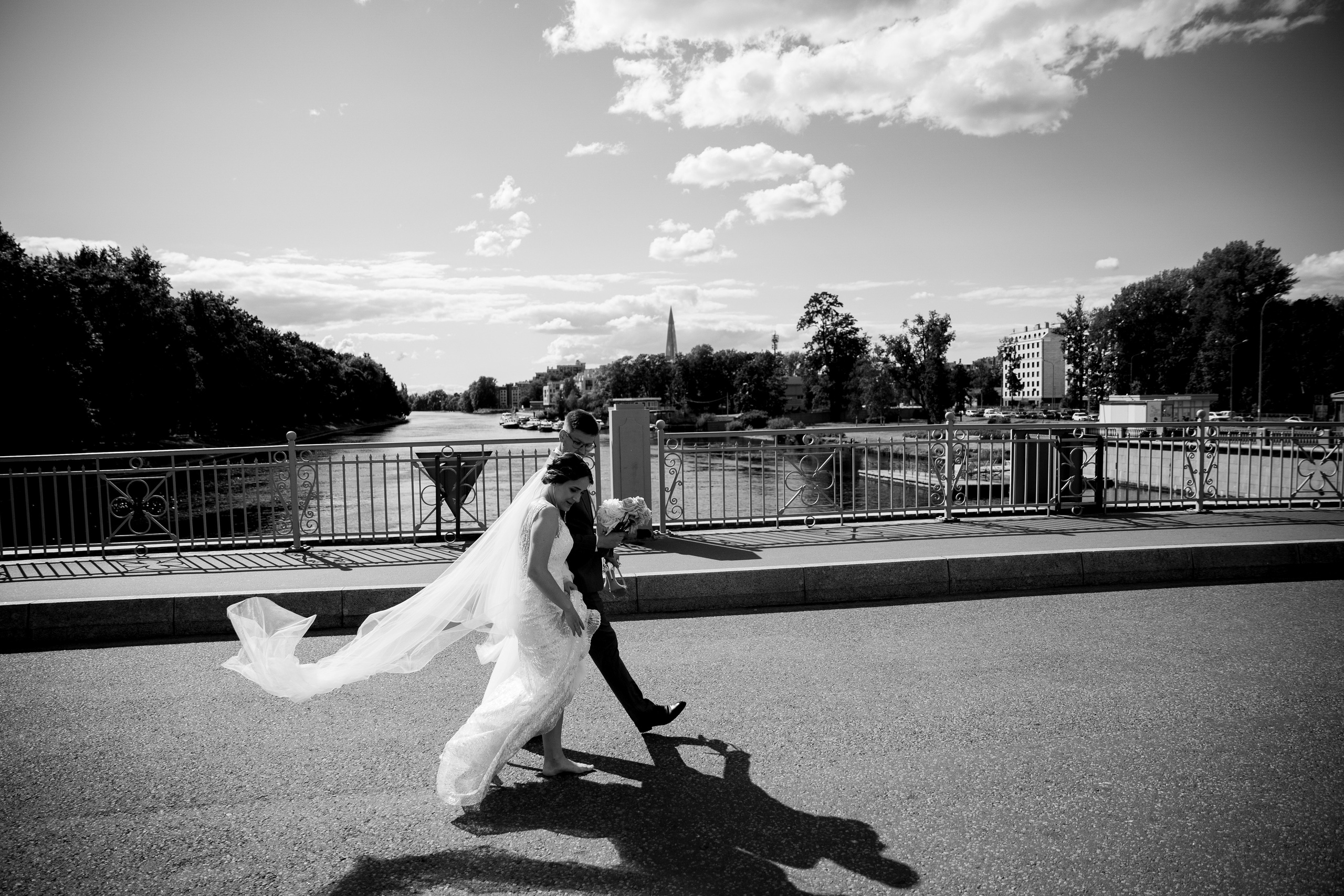 красивое чб на свадьбе