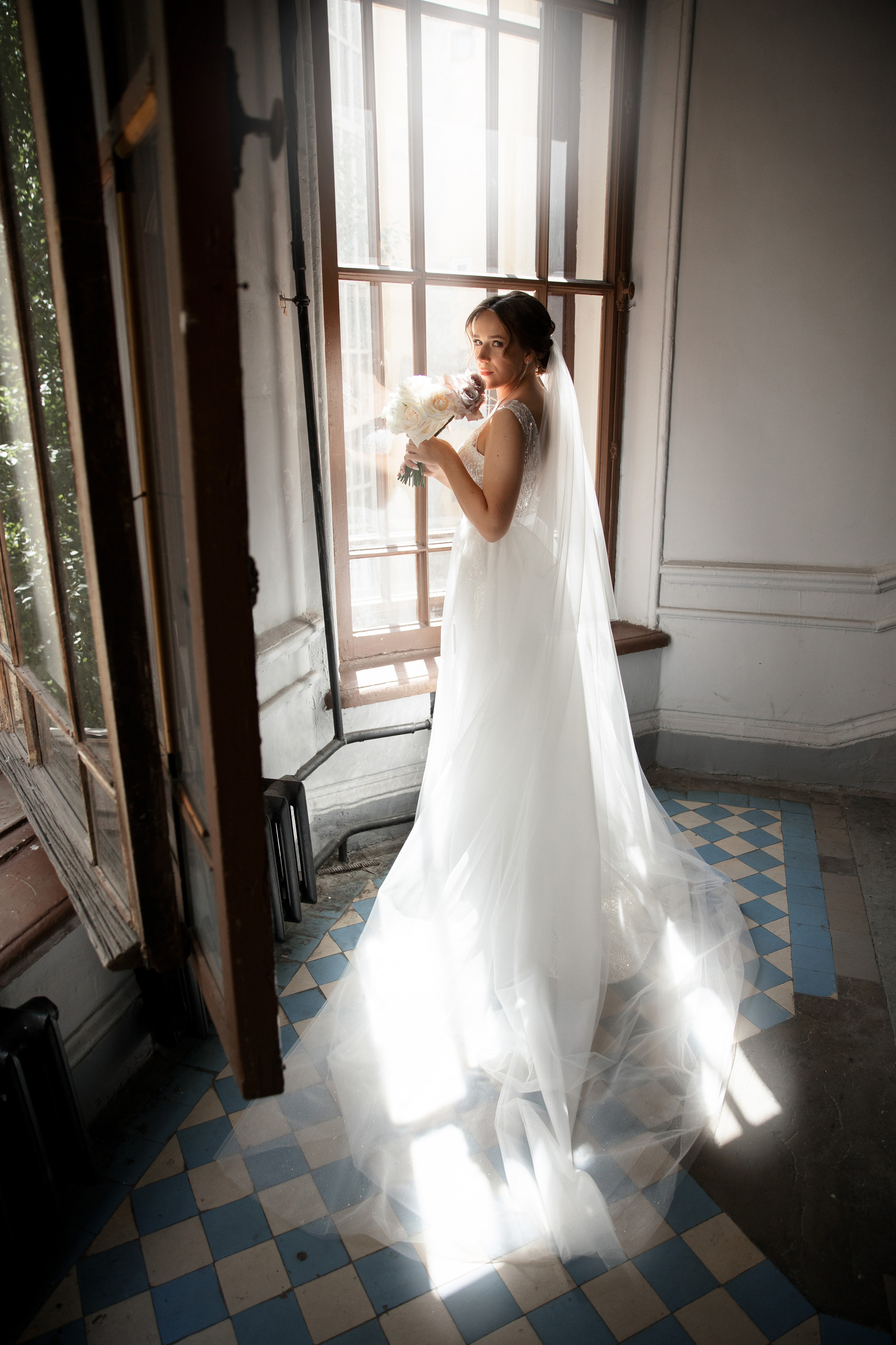 фотосессия в красивой парадной