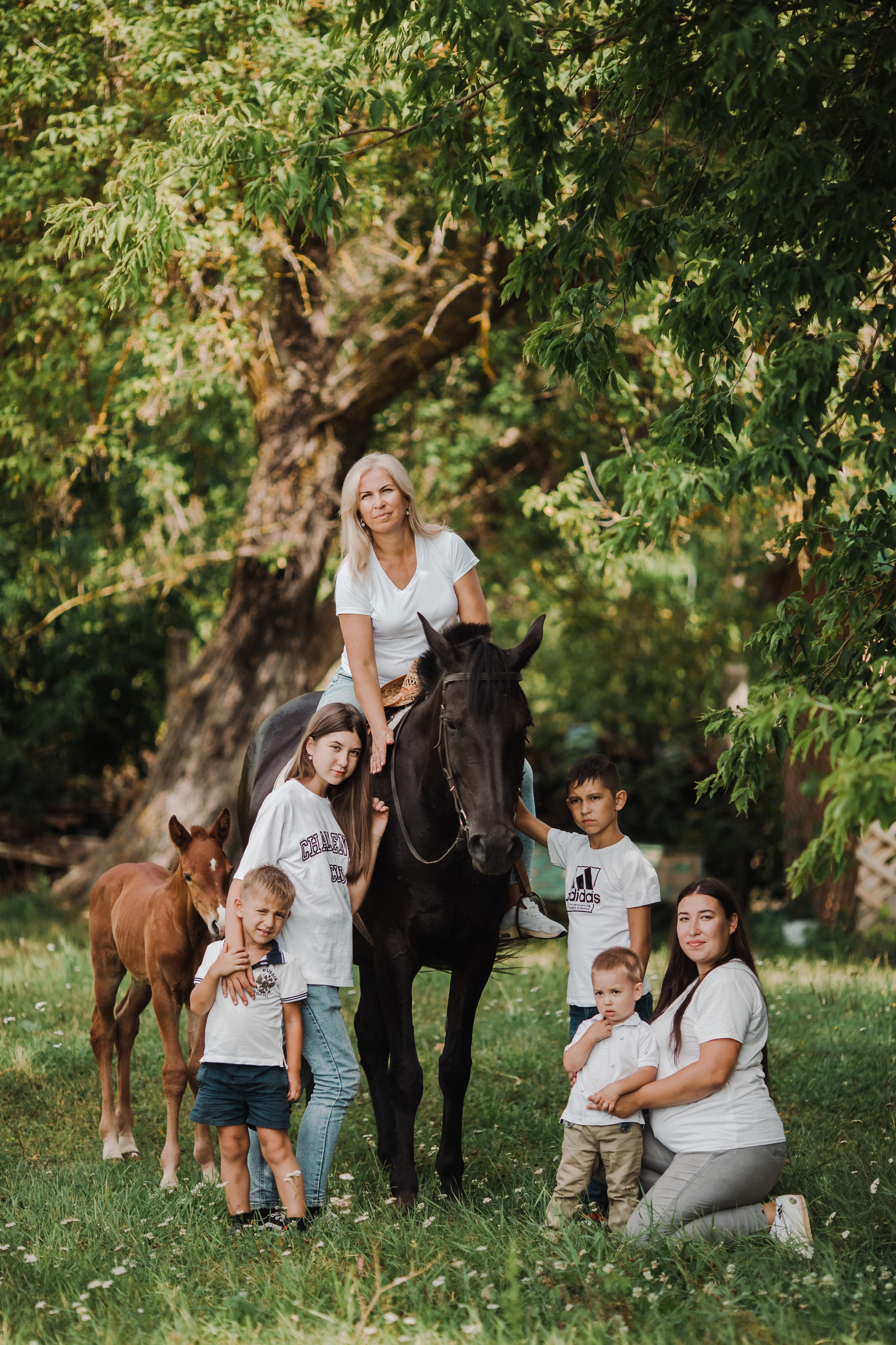 Семья на конной ферме. Свадебный и семейный фотограф Екатерина Бубнова
