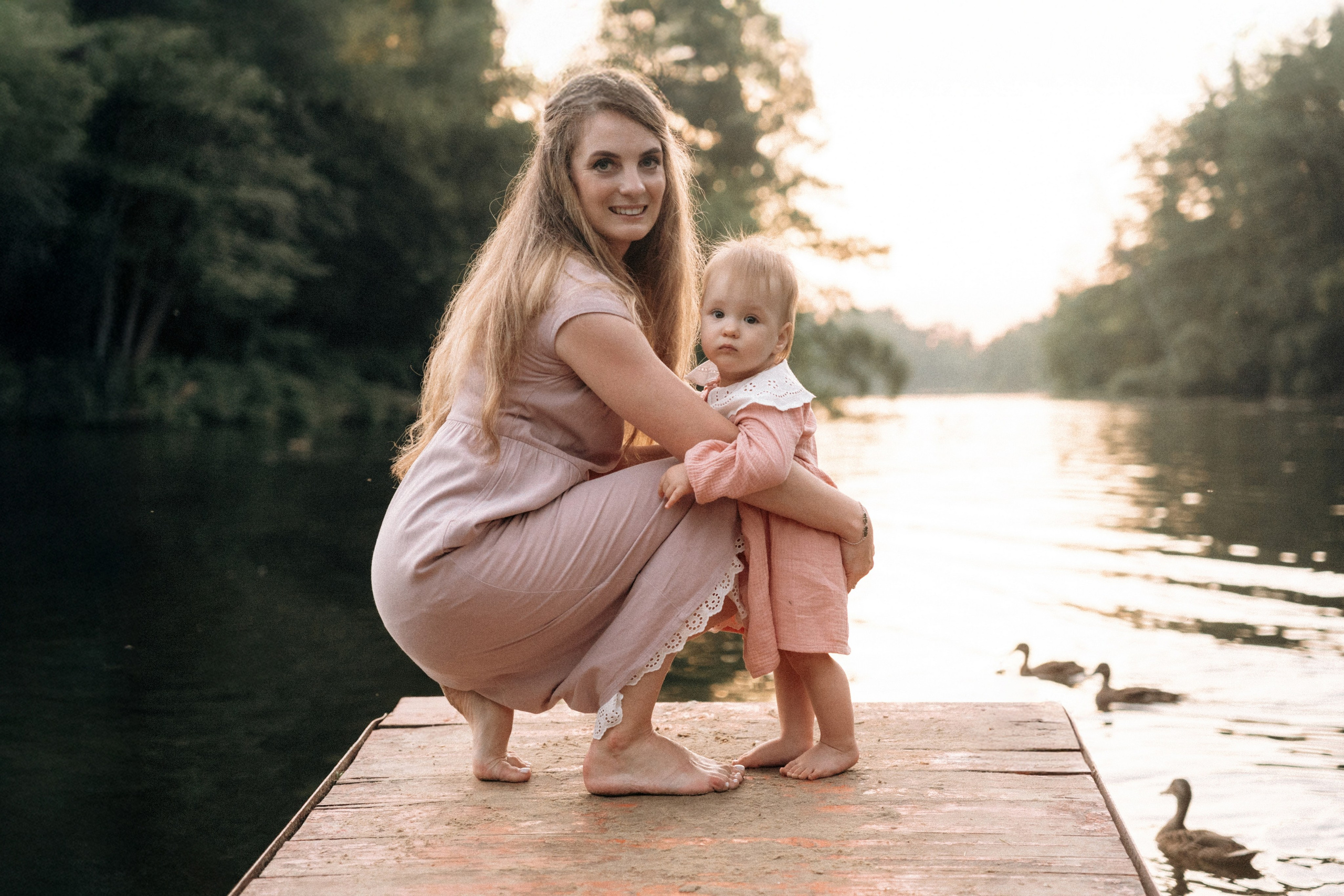 Семейная фотосессия на берегу реки для Миши, Тани, Сони и Таи. Свадебный фотограф в Тамбове Павел Четвертков