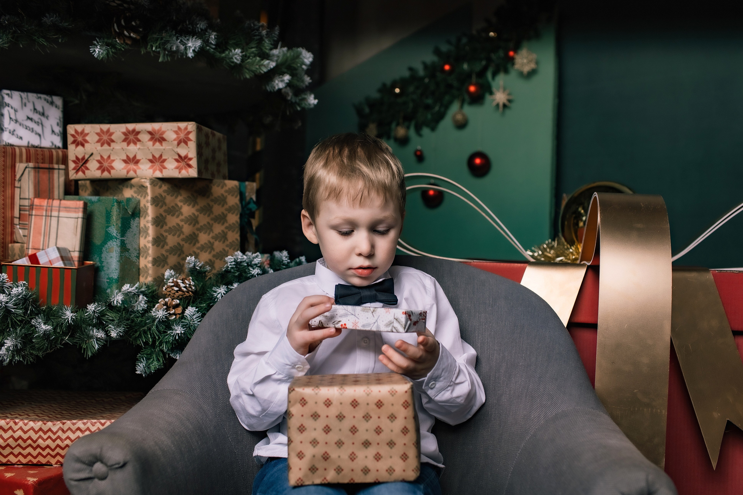 Студия Культура. Семейная новогодняя съемка. Фотограф Софья Васильковская