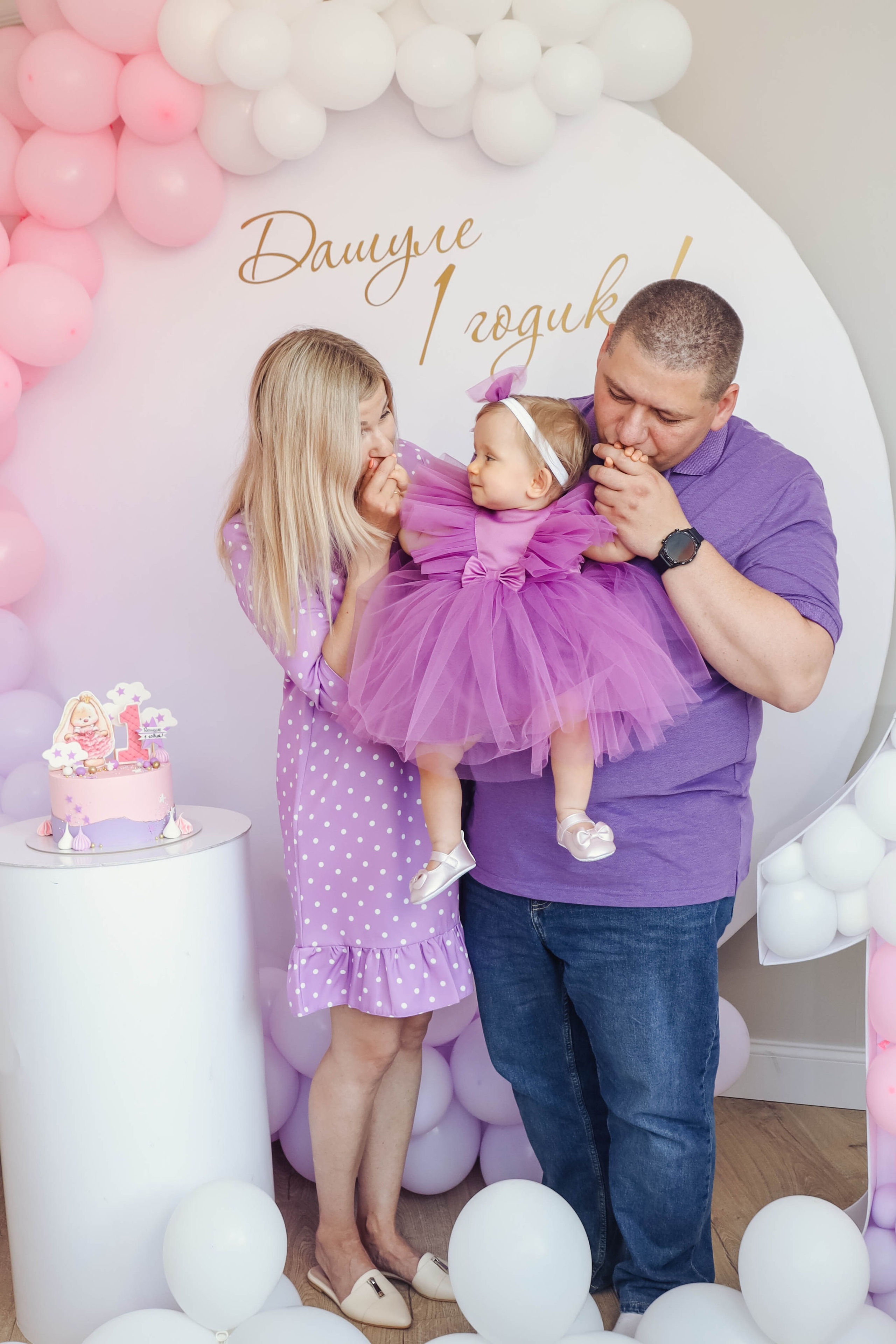 Даша 1 год. Семейный, детский, свадебный фотограф в Москве, Люберцах