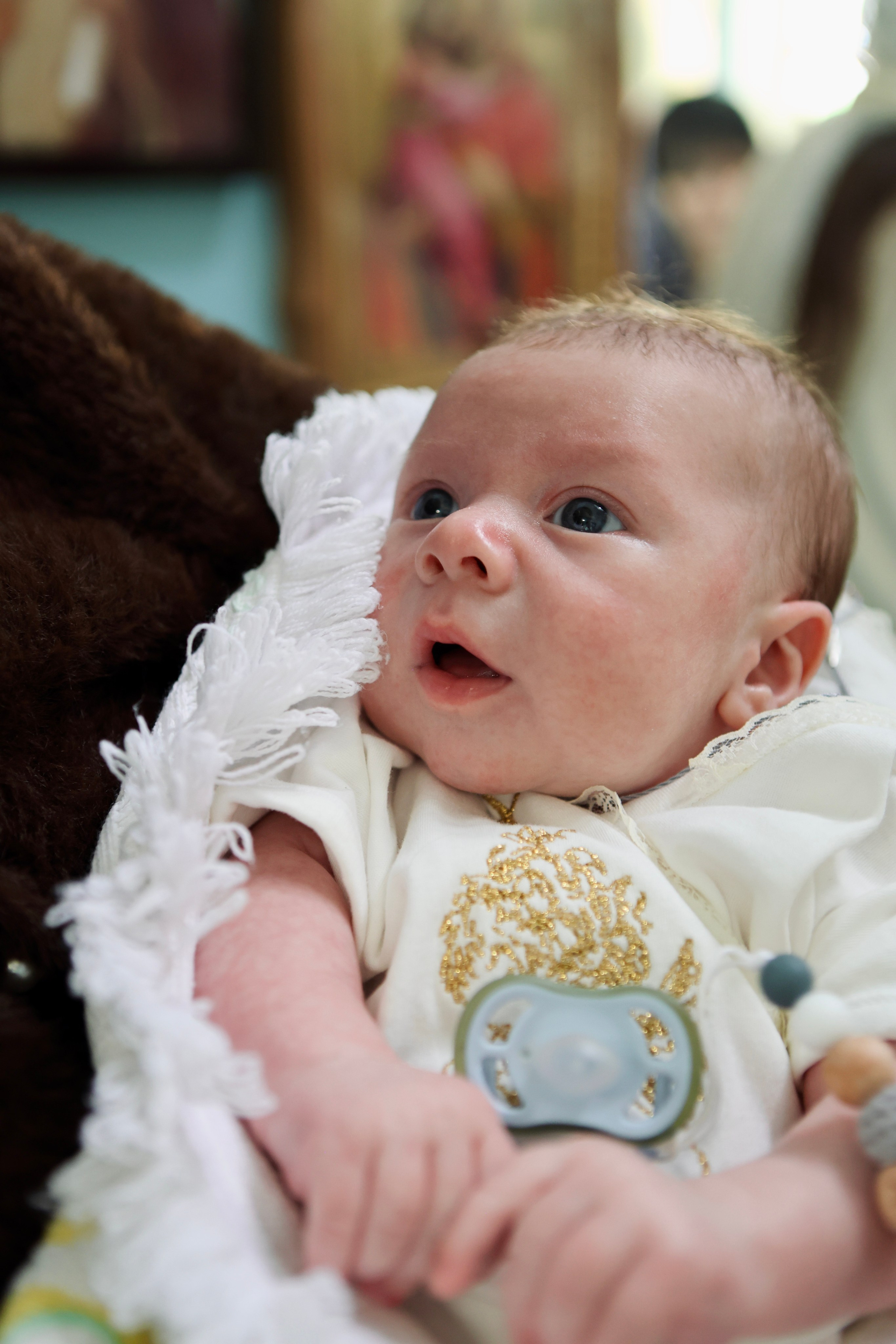 Яна и Максим —крещение Михаила. Фотограф в Курске Смирнов Евгений